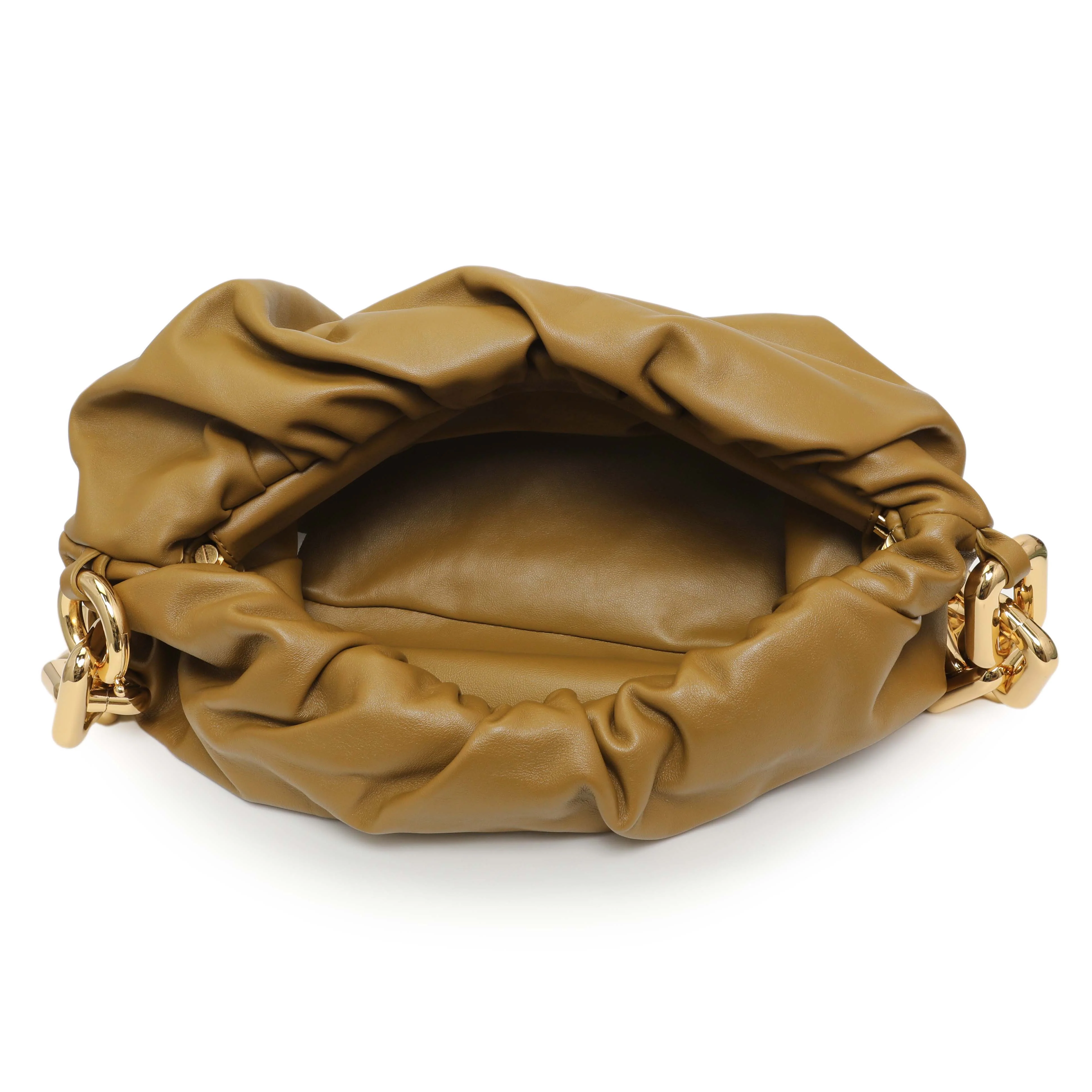 Bottega Veneta Moutarde Calfskin The Pouch Chain - Image 4