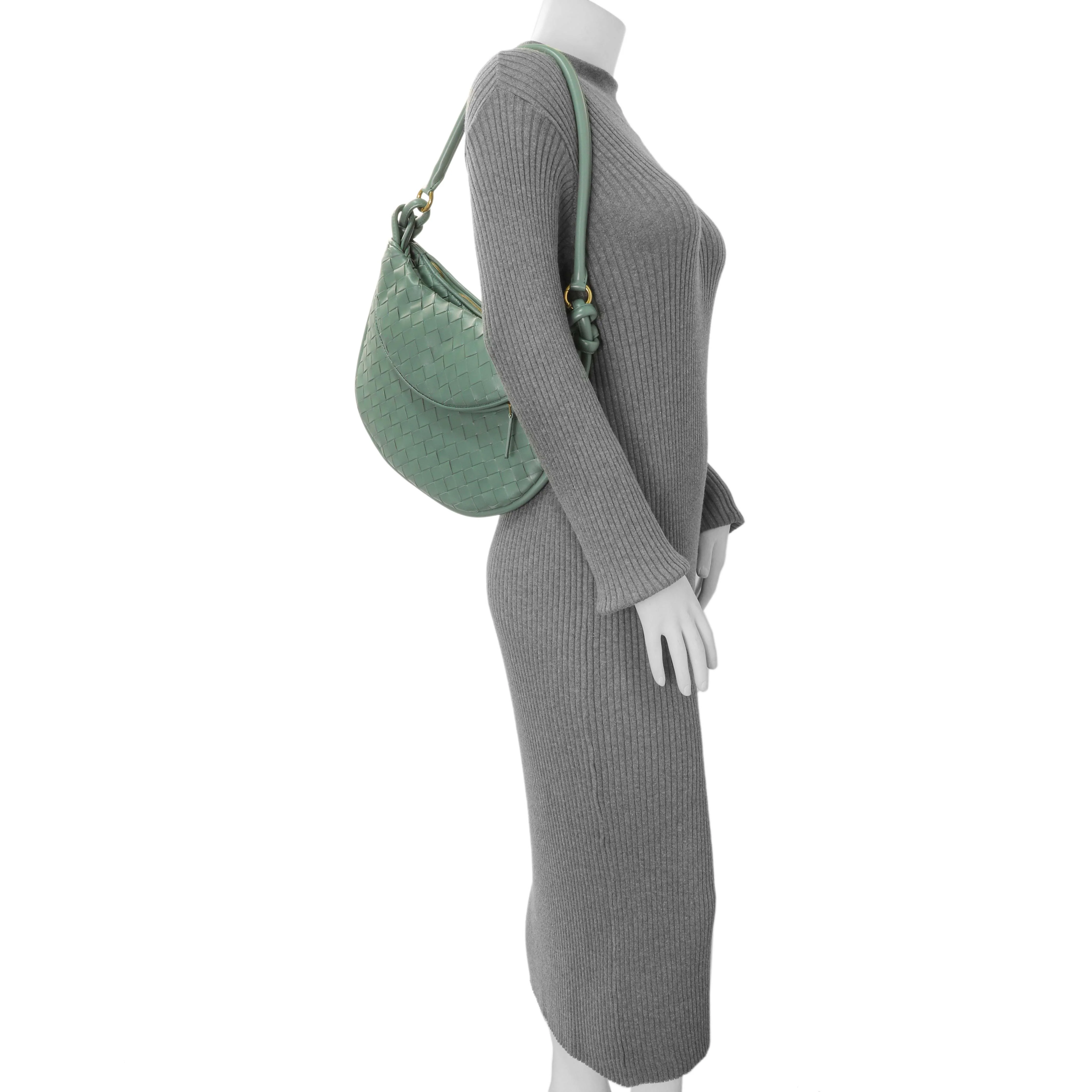 Bottega Veneta Nappa Intrecciato Medium Gemelli Shoulder Bag - Image 8