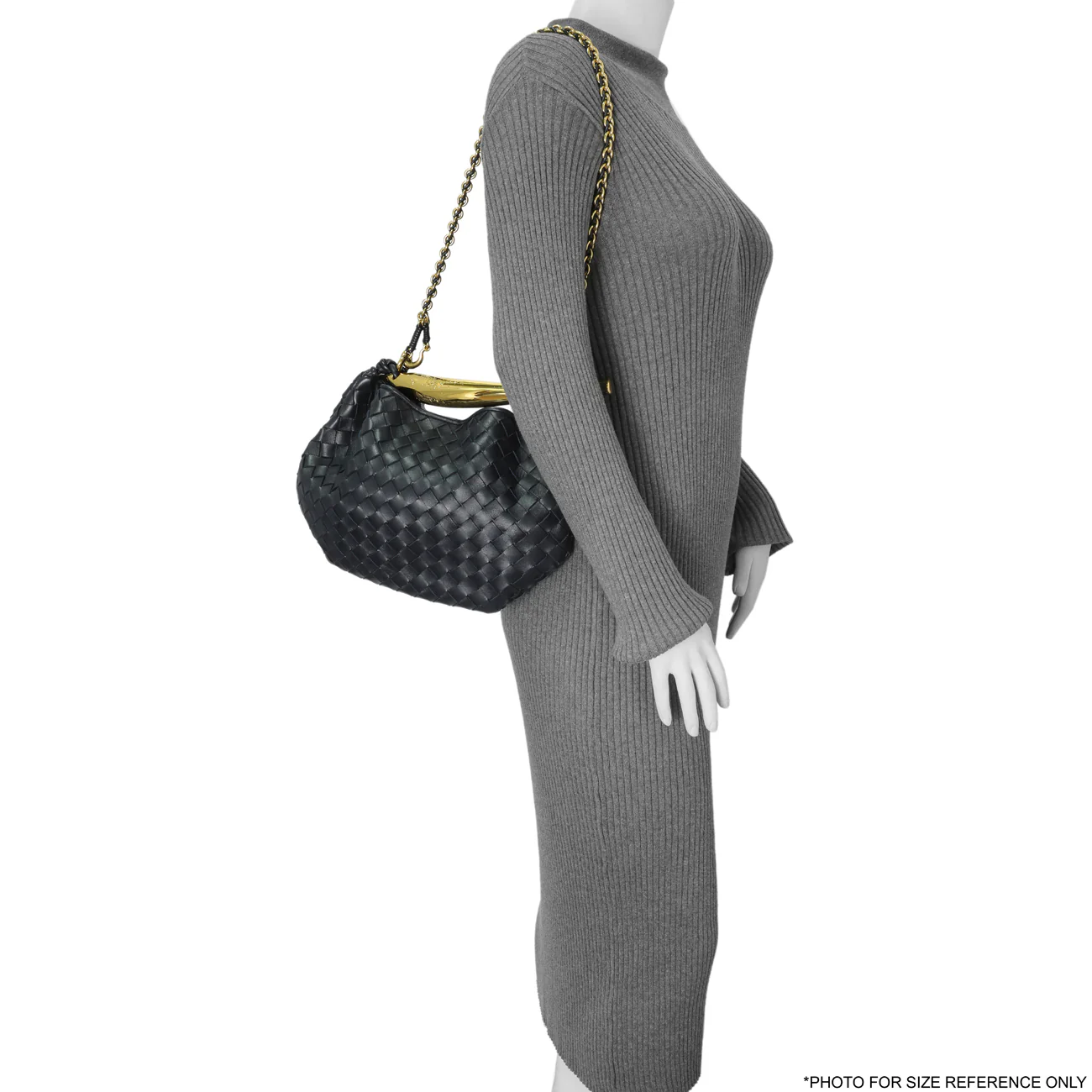 Bottega Veneta Nappa Intrecciato Sardine With Chain Bag - Image 7