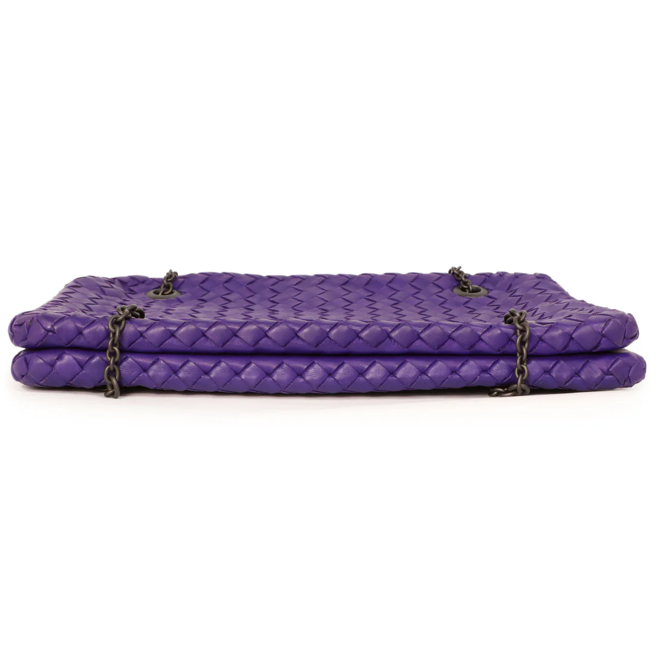 Bottega Veneta Purple Nappa Intrecciato Duo - Image 3