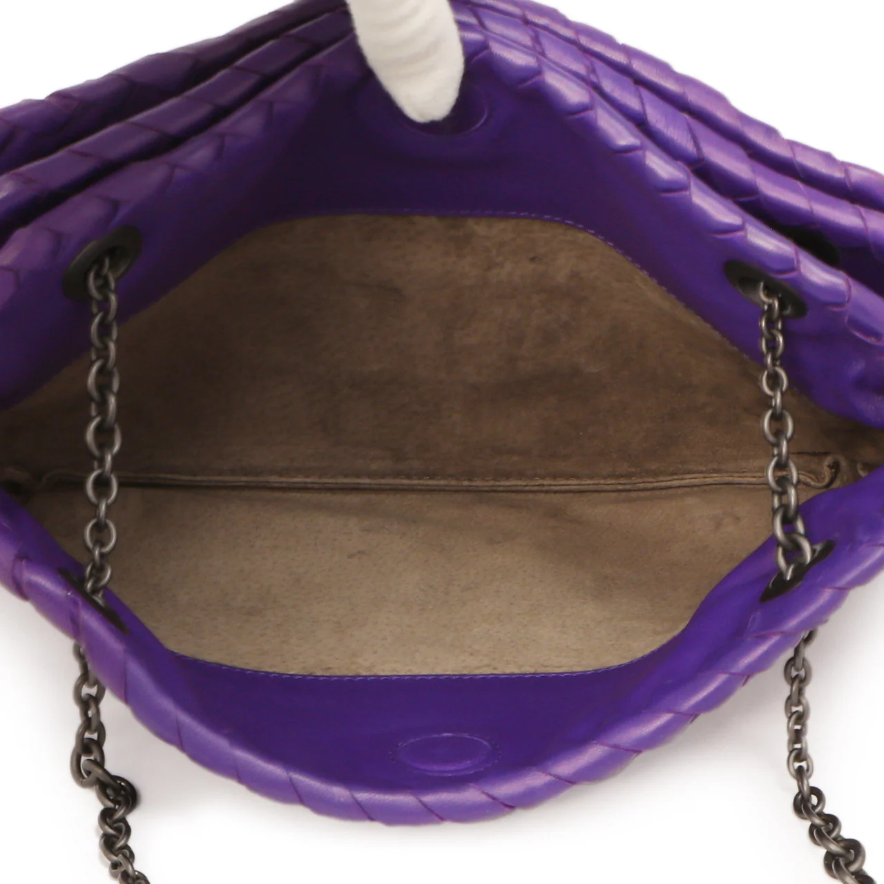 Bottega Veneta Purple Nappa Intrecciato Duo - Image 4