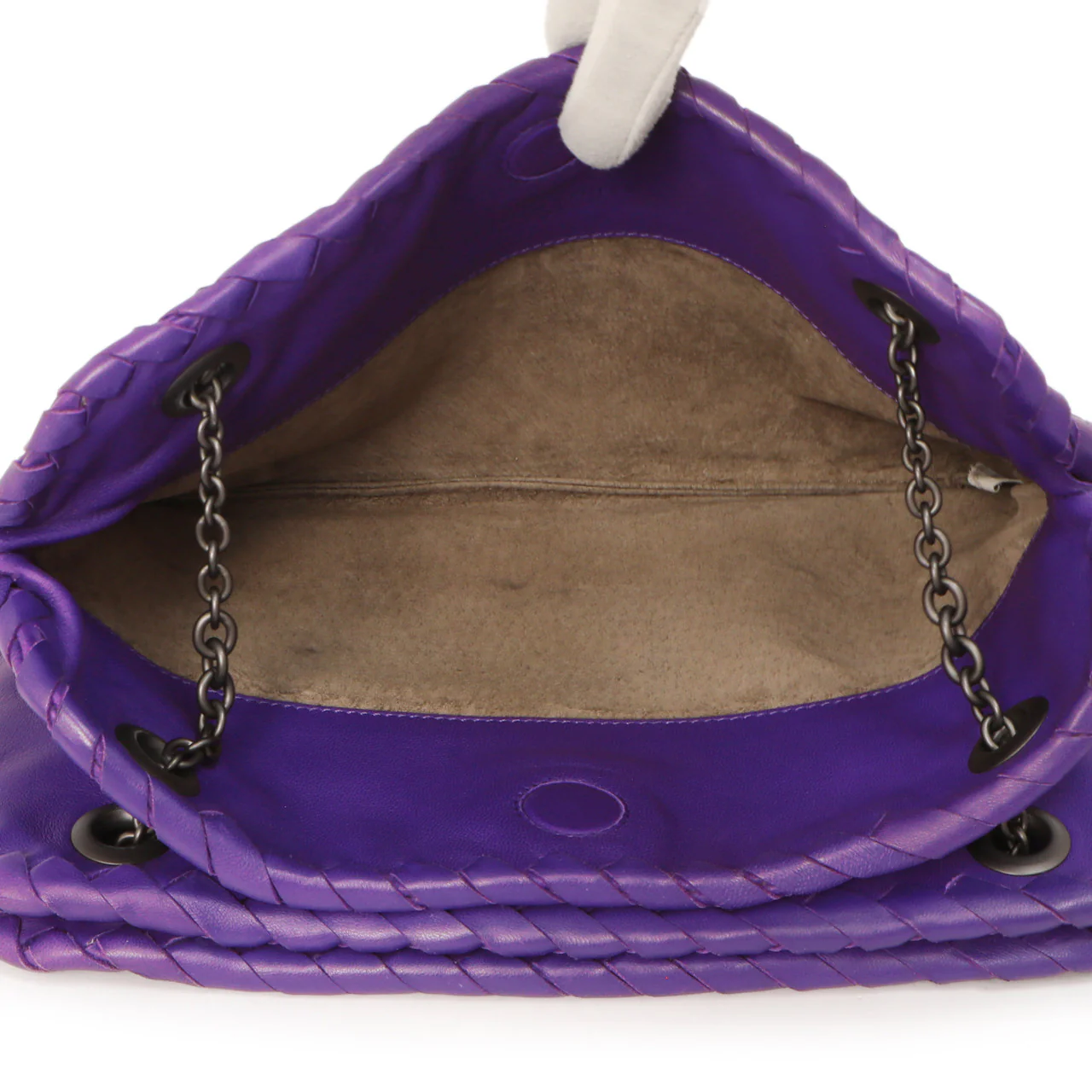Bottega Veneta Purple Nappa Intrecciato Duo - Image 5