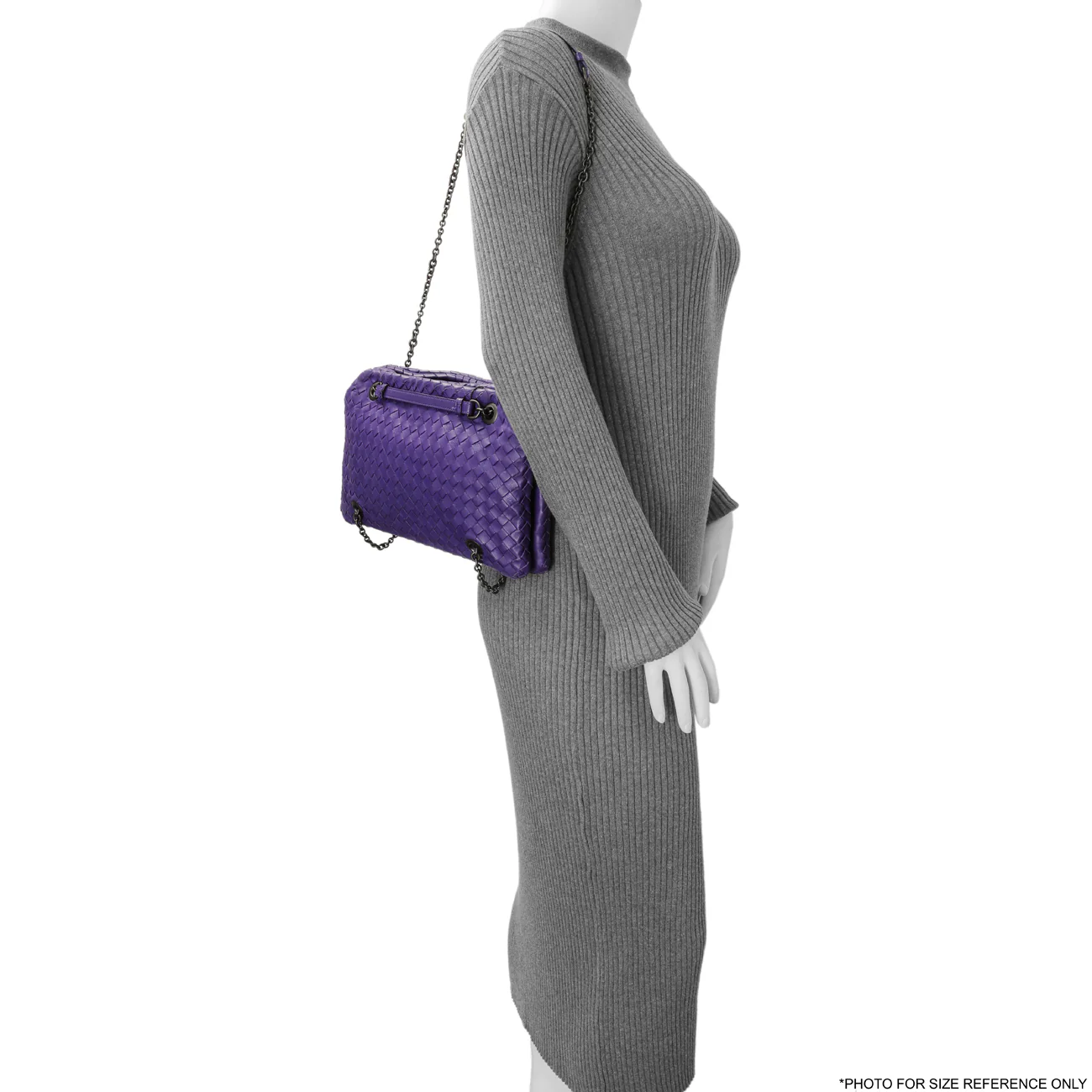 Bottega Veneta Purple Nappa Intrecciato Duo - Image 8
