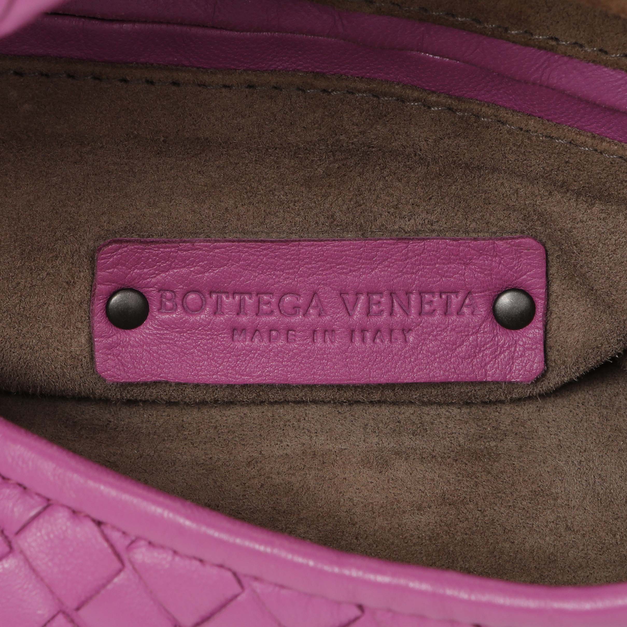 Bottega Veneta Purple Nappa Intrecciato Medium Veneta Hobo - Image 7