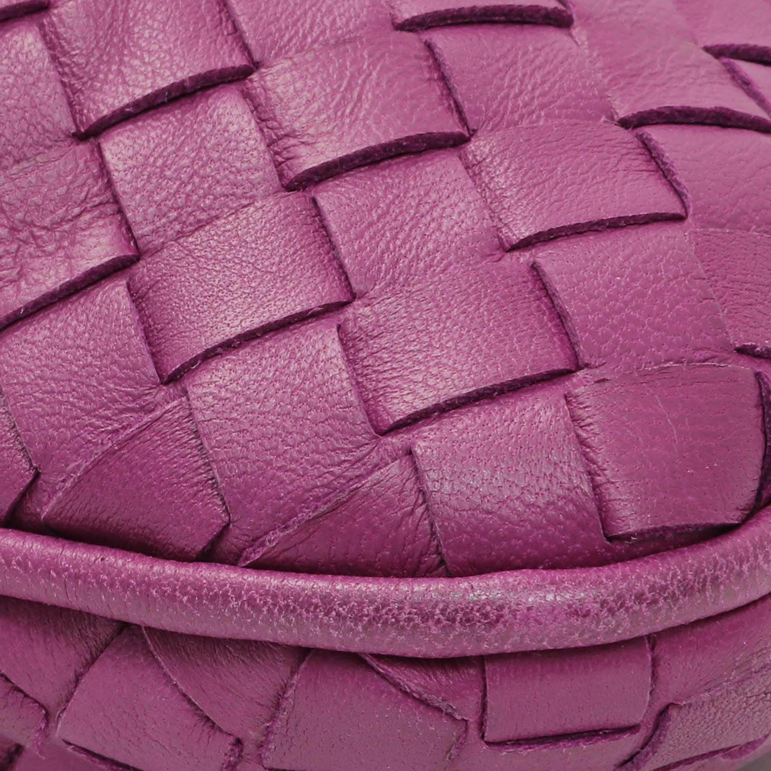 Bottega Veneta Purple Nappa Intrecciato Tote - Image 4