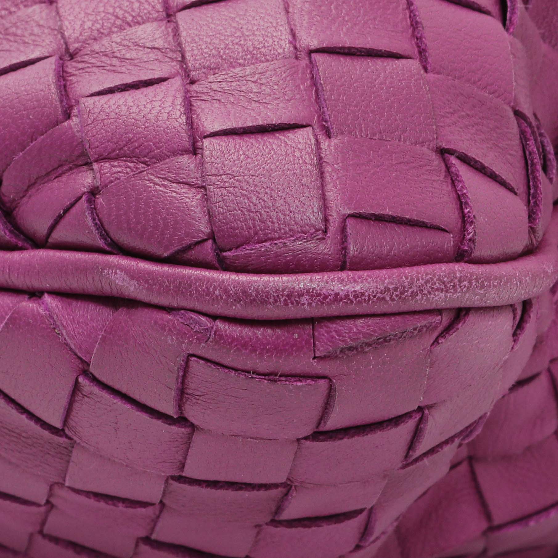 Bottega Veneta Purple Nappa Intrecciato Tote - Image 5