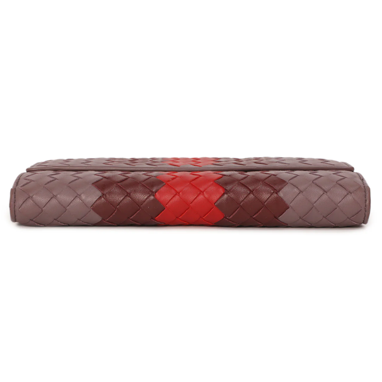 Bottega Veneta Tricolor Nappa Intrecciato Continental Wallet - Image 3