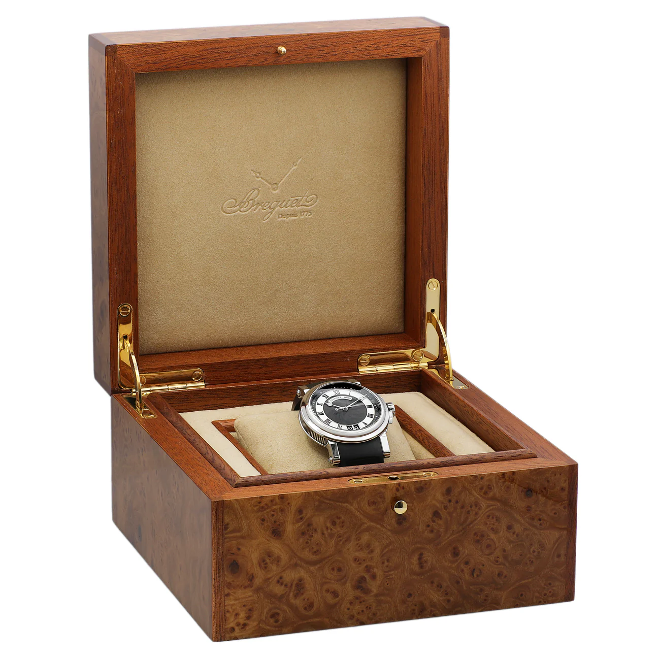 Breguet Stainless Steel Marine Big Date 5817ST - Image 6