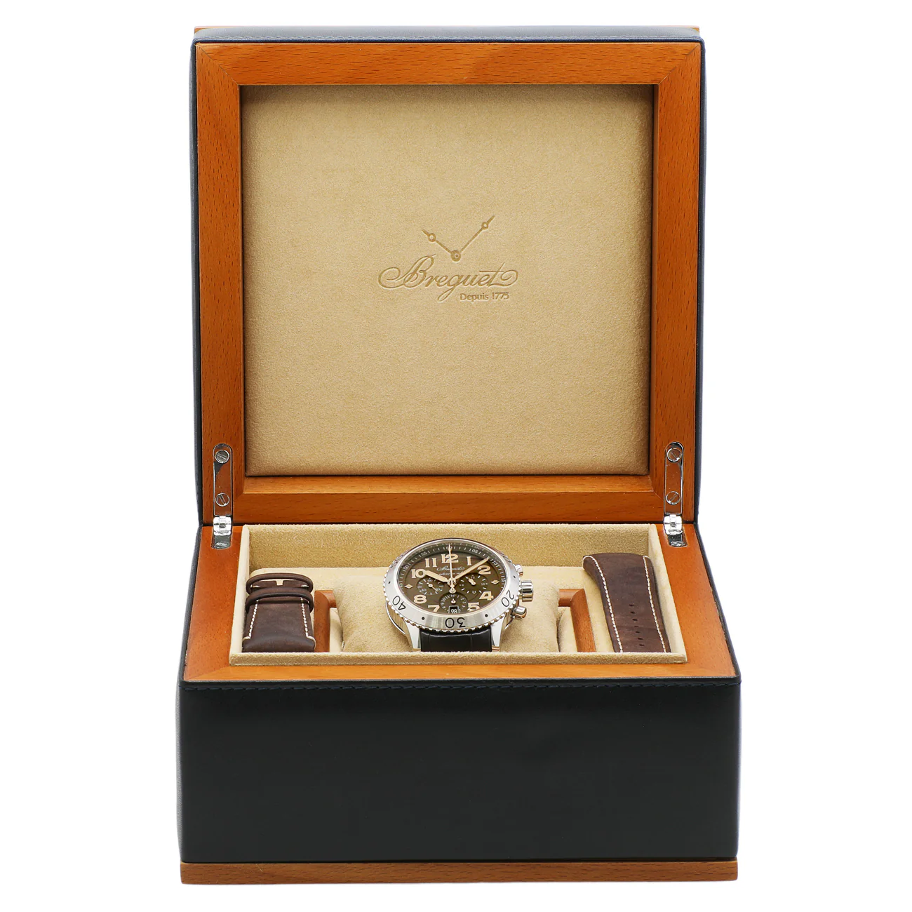 Breguet Stainless Steel Type XXI Transatlantique Flyback Chronograph 3817ST/X2/3ZU - Image 5