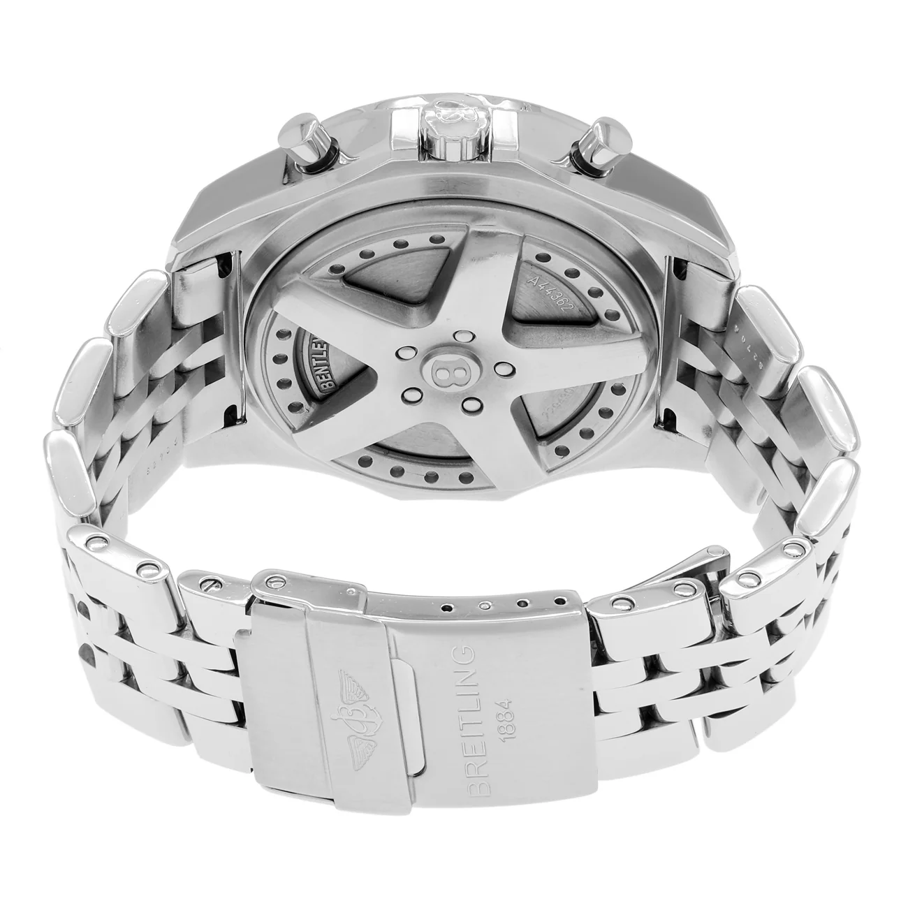 Breitling Stainless Steel Diamond Bentley 6.75 A44362 - Image 2