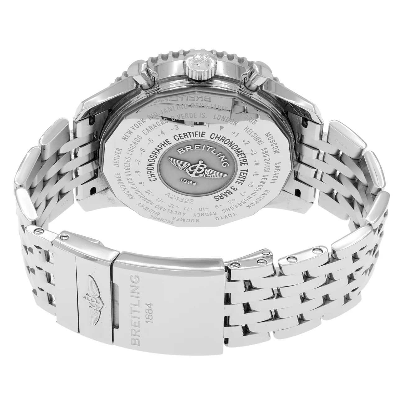 Breitling Stainless Steel Navitimer World A2432212/B726 - Image 2