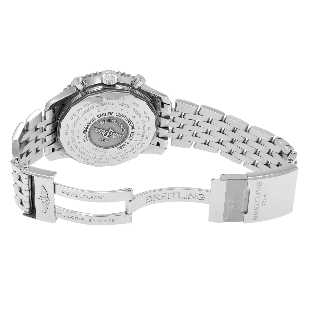 Breitling Stainless Steel Navitimer World A2432212/B726 - Image 4