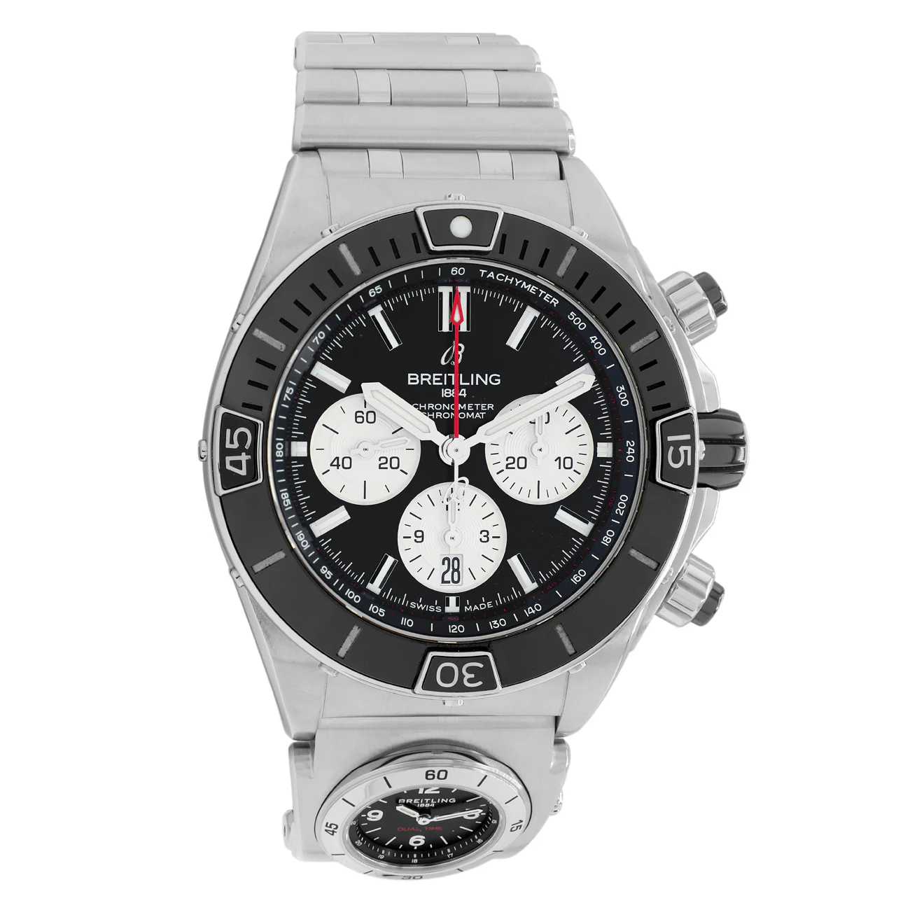 Breitling Stainless Steel Super Chronomat B01 44 AB0136251B1A2