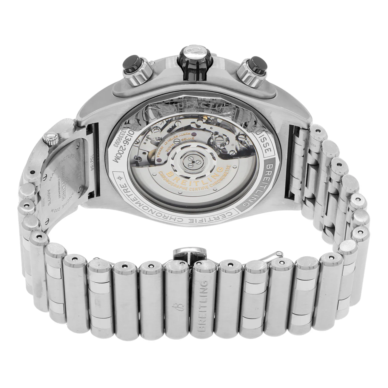 Breitling Stainless Steel Super Chronomat B01 44 AB0136251B1A2 - Image 3