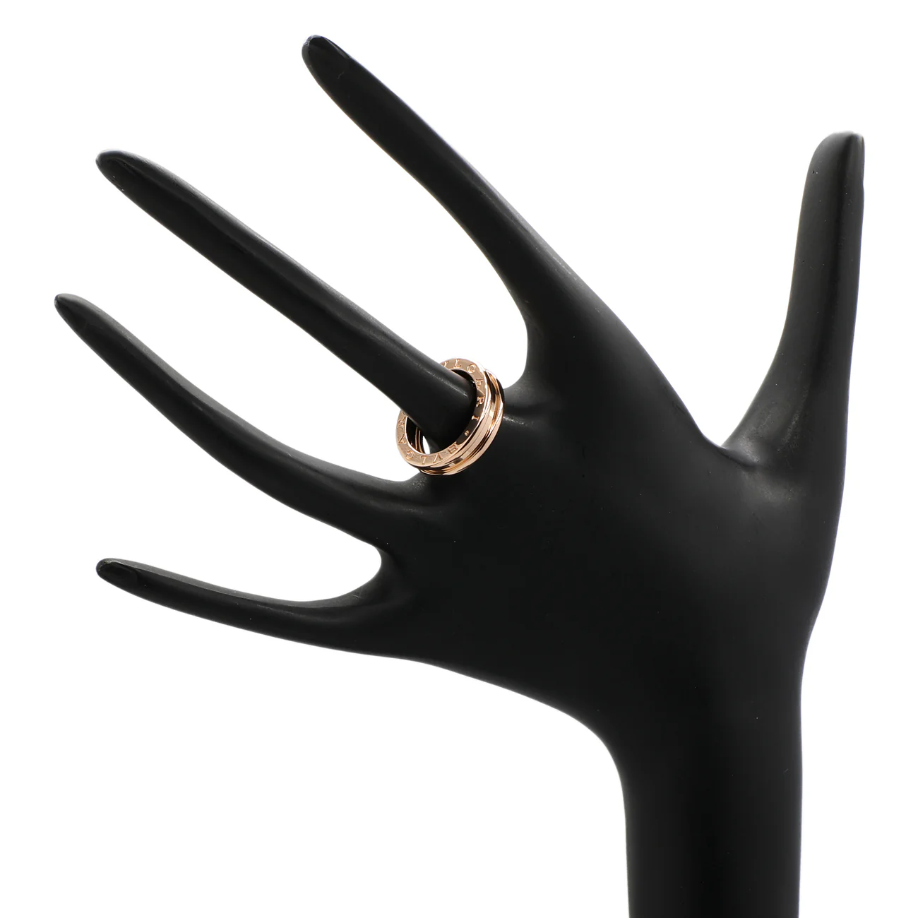 Bulgari 18K Rose Gold B.Zero1 One-Band Ring - Image 3