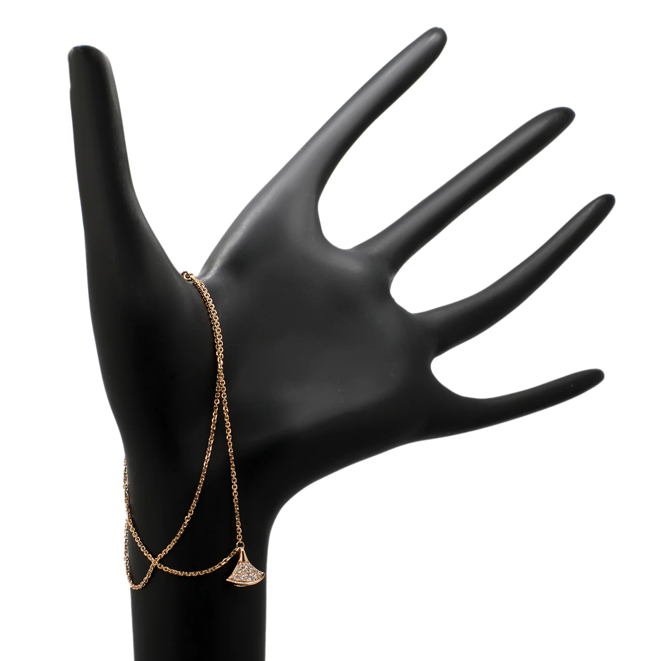 Bulgari 18K Rose Gold Diamond Divas' Dream Bracelet - Image 3