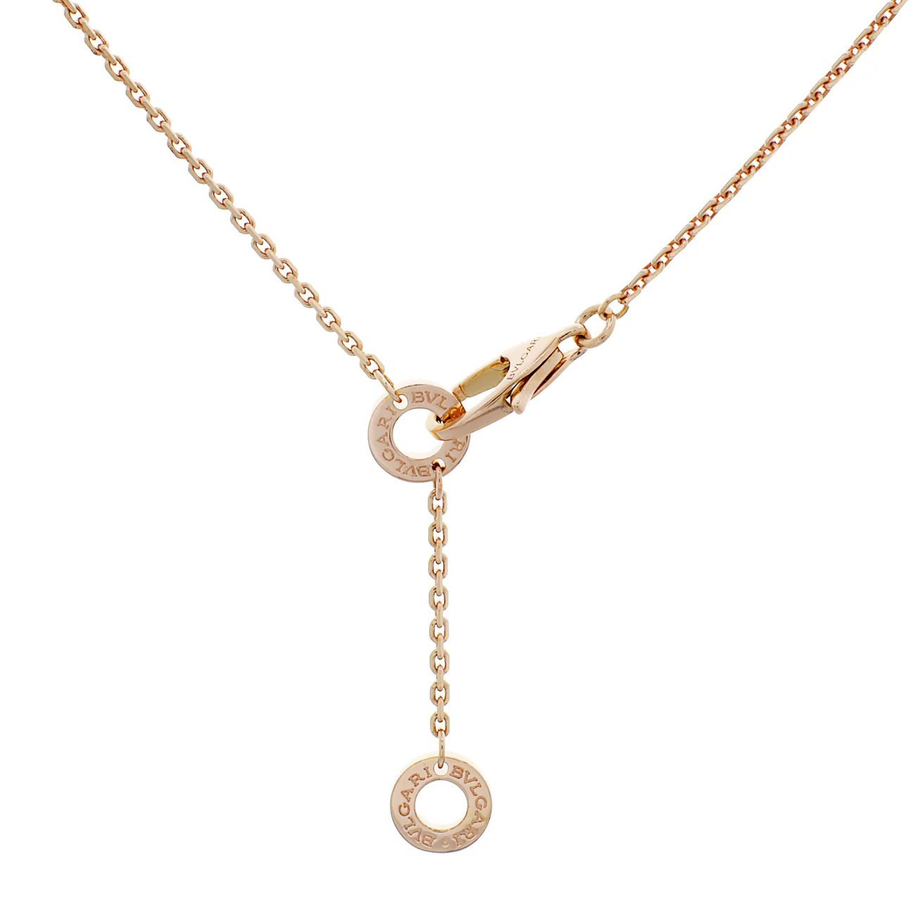 Bulgari 18K Rose Gold Mother of Pearl Divas' Dream Pendant - Image 3