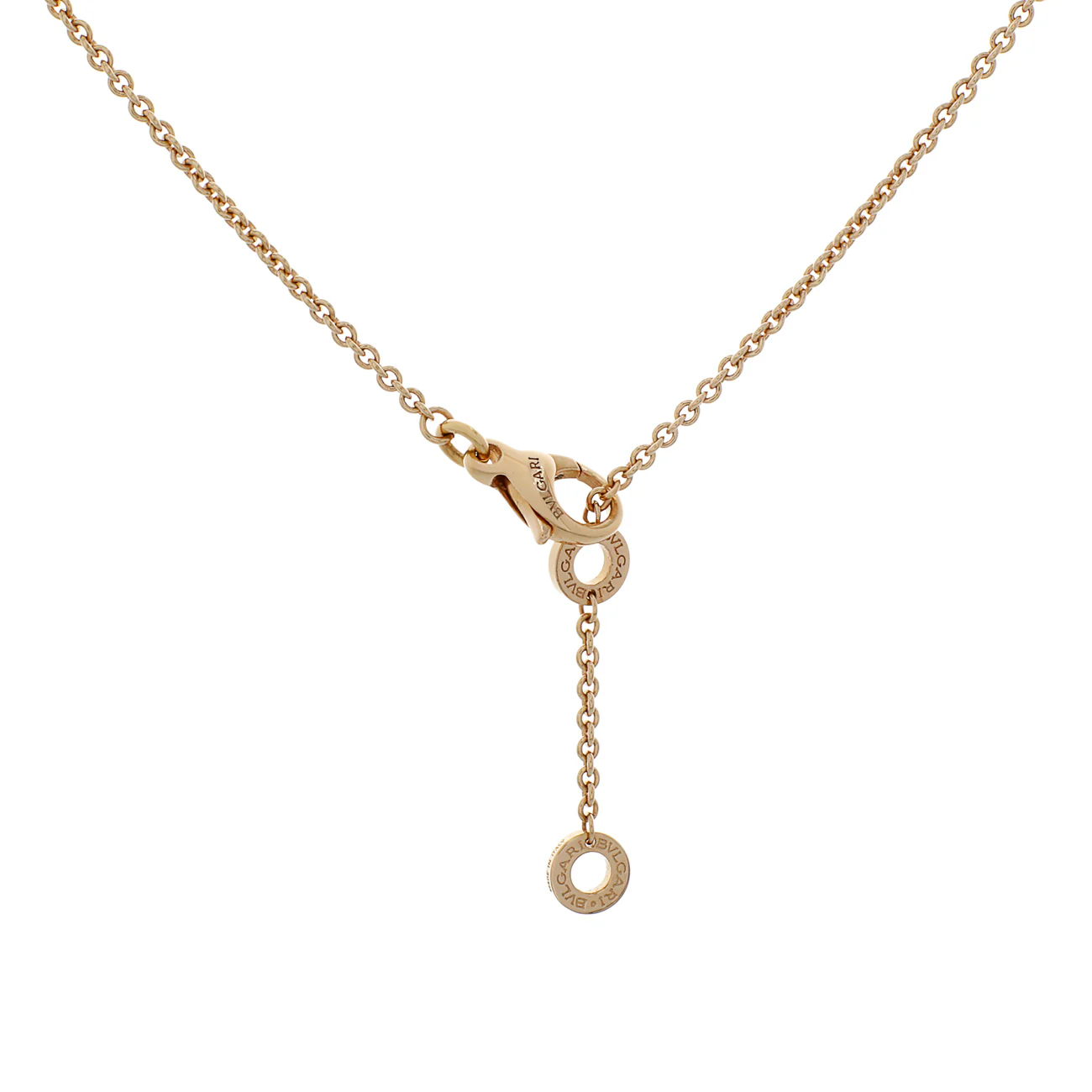 Bulgari 18K Rose Gold Sapphire Tsavorite Roman Sorbets Pendant Necklace - Image 3