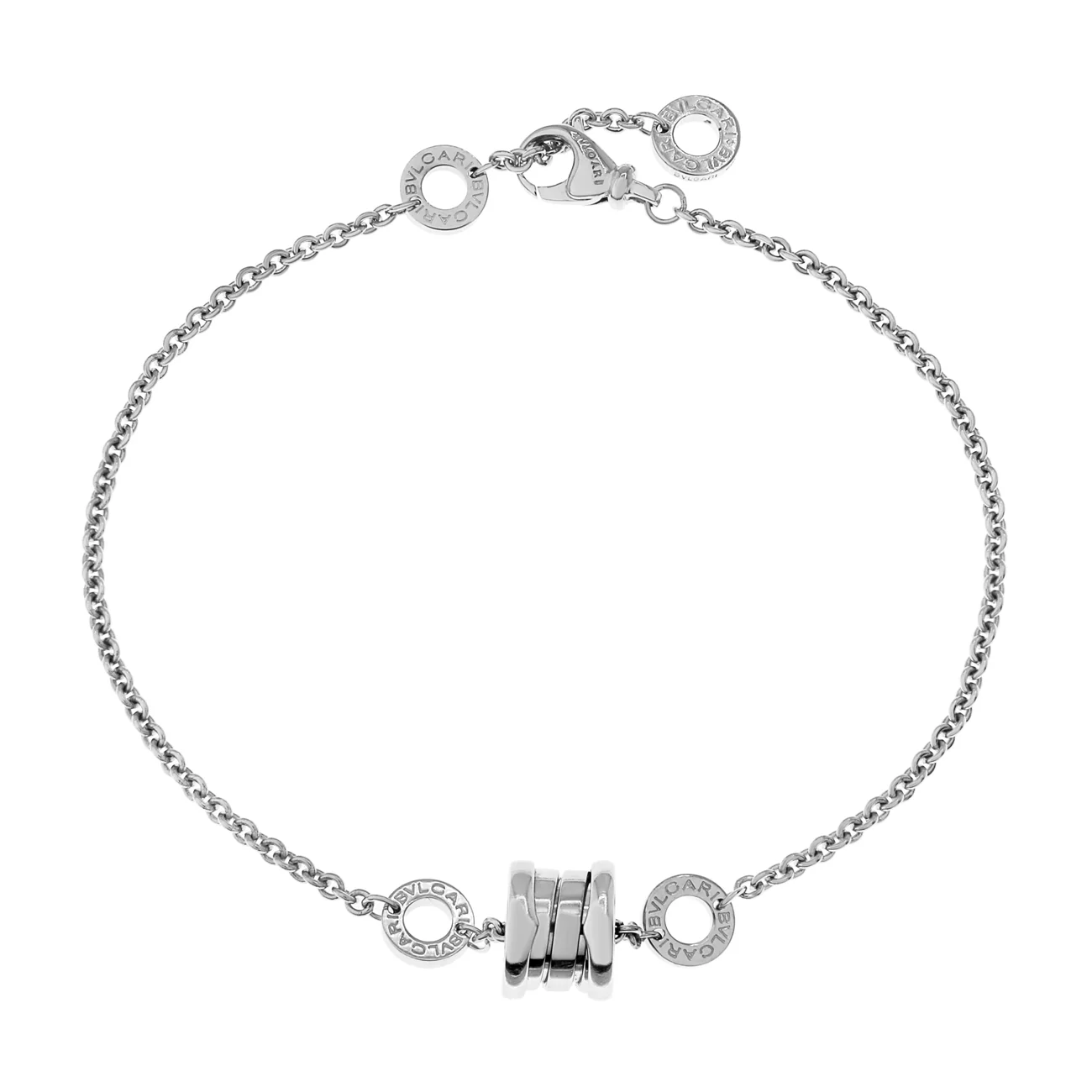 Bulgari 18K White Gold B.Zero1 Bracelet