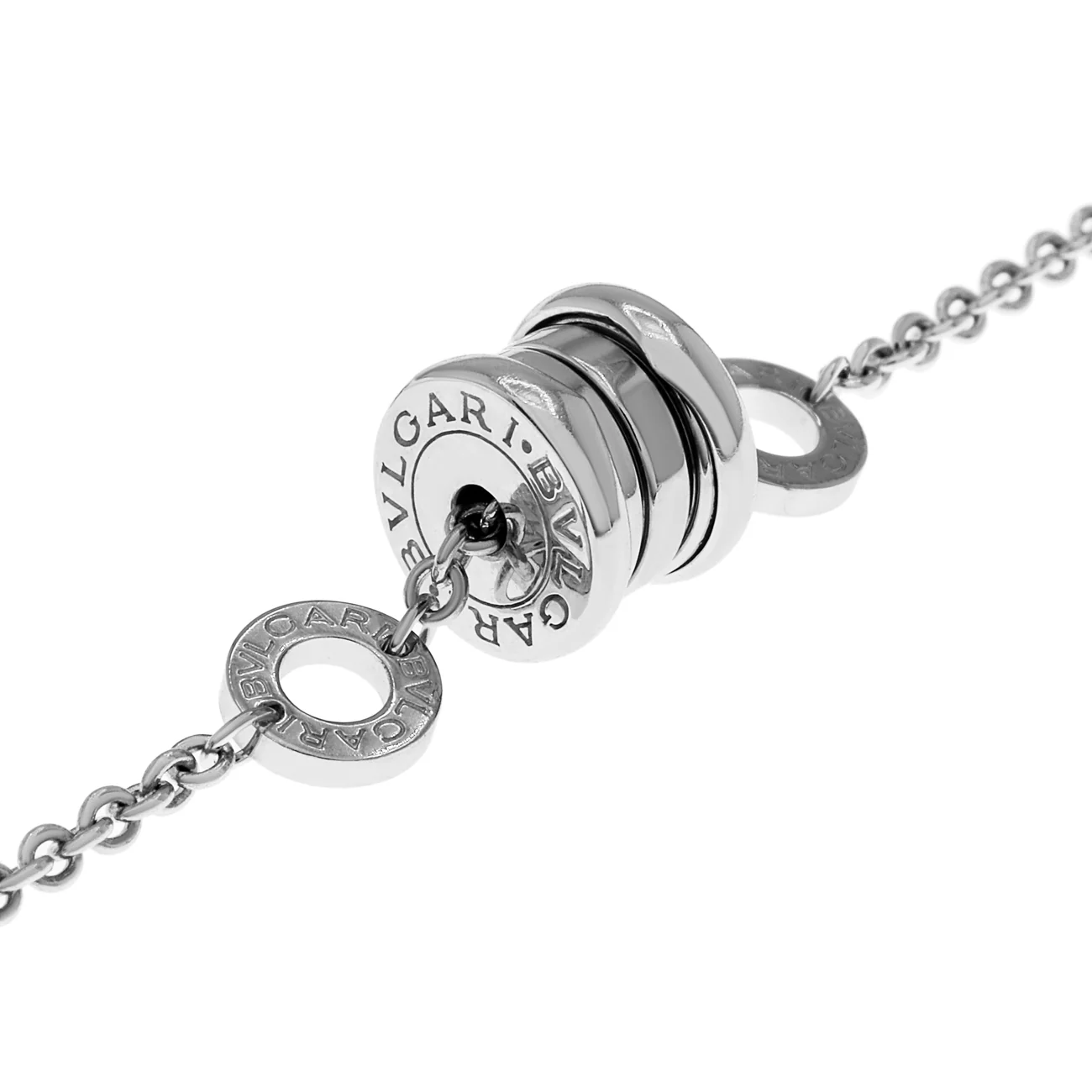 Bulgari 18K White Gold B.Zero1 Bracelet - Image 2