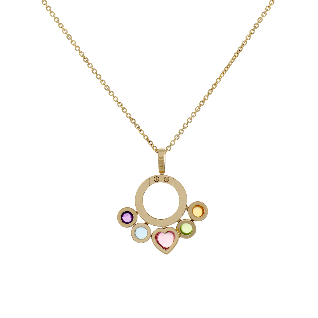 Bulgari 18K Yellow Gold Allegra Pendant Necklace - Image 2