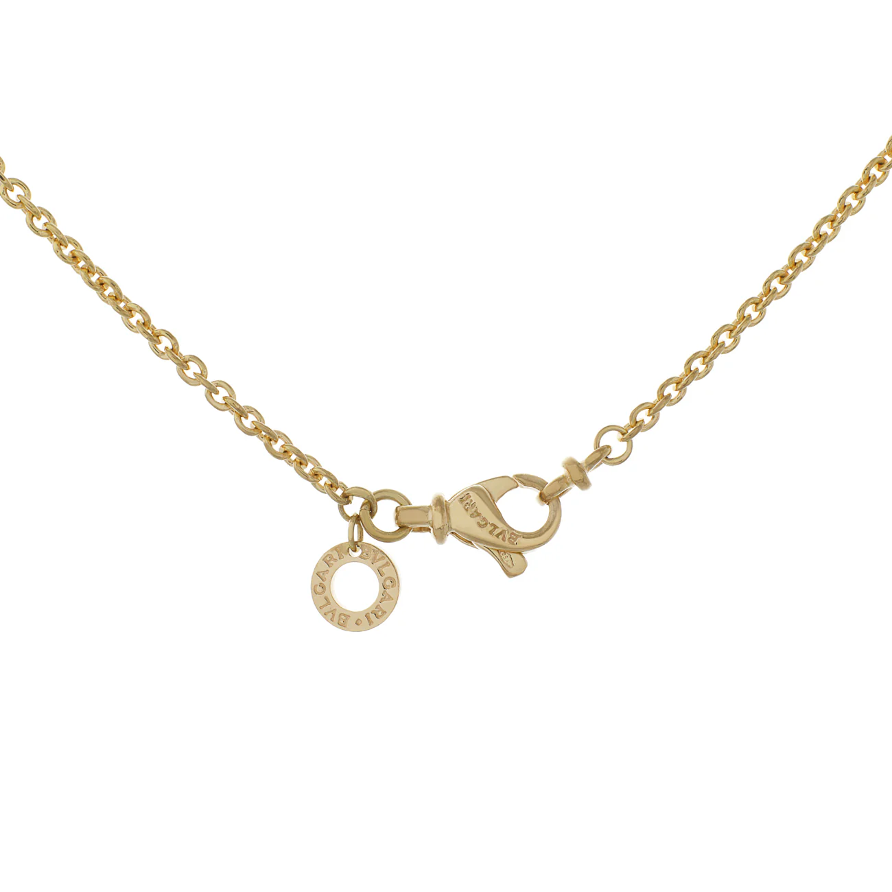 Bulgari 18K Yellow Gold Allegra Pendant Necklace - Image 3