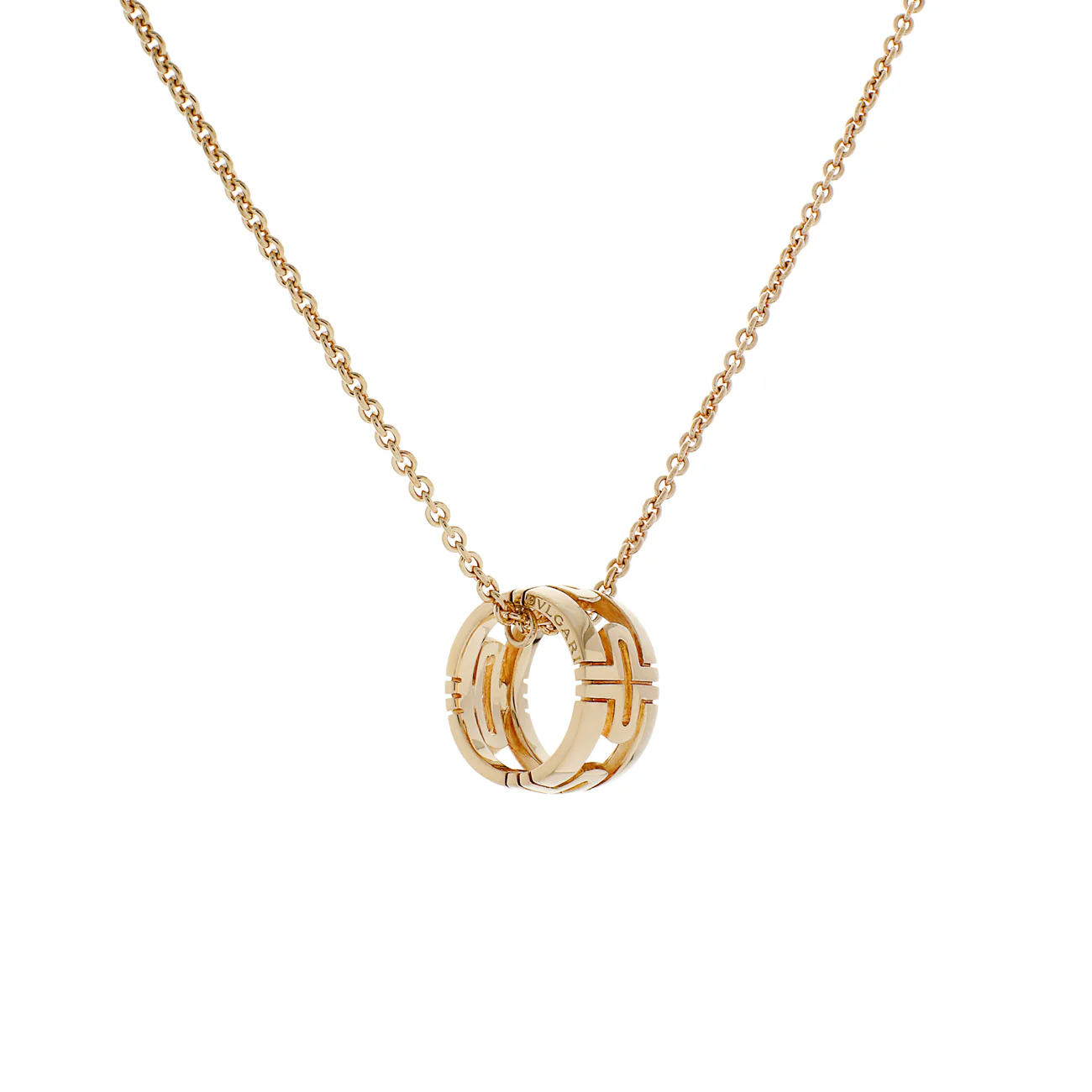 Bulgari 18K Yellow Gold Parentesi Pendant Necklace - Image 2