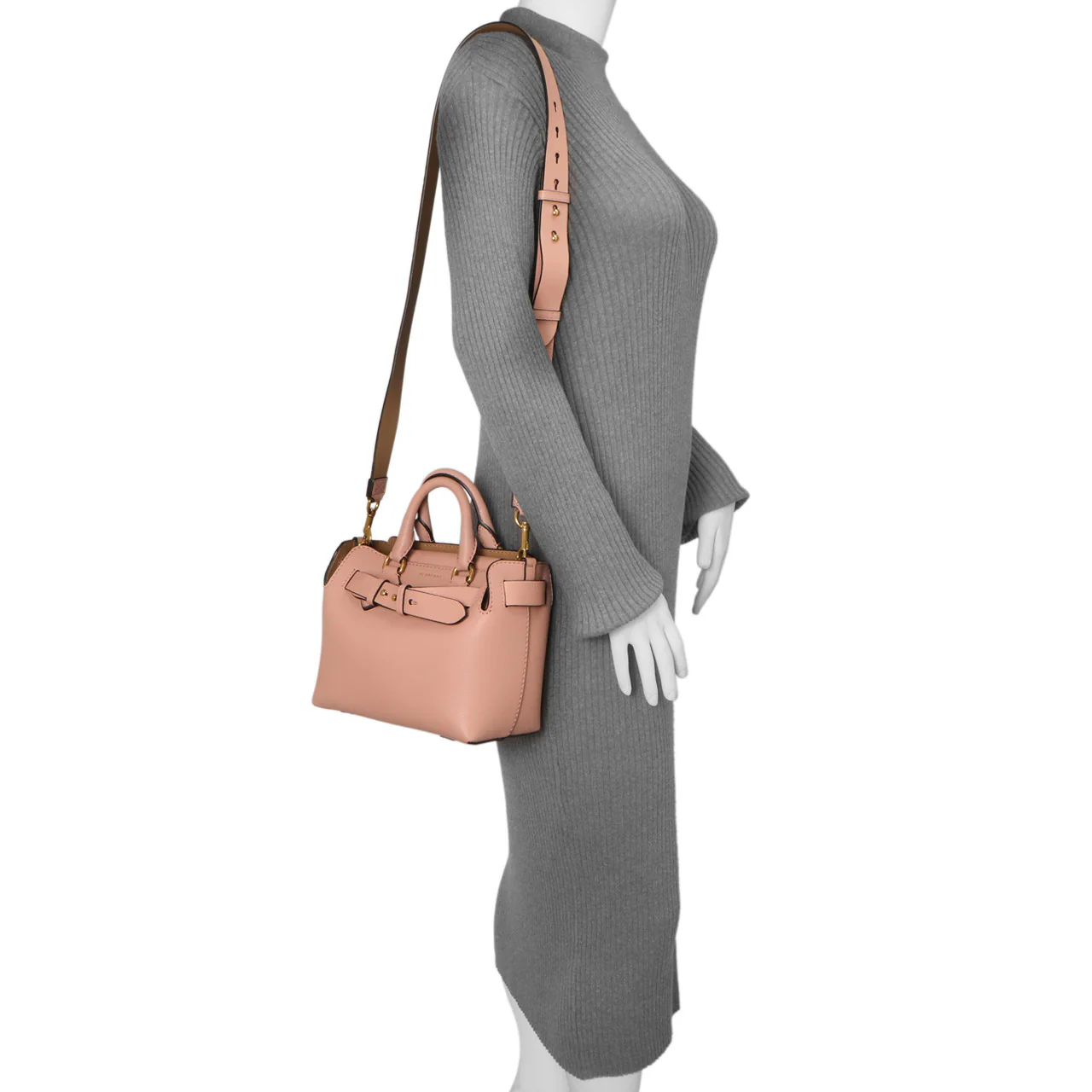 Burberry Ash Rose Soft Grain Calfskin Mini Belt Bag - Image 10