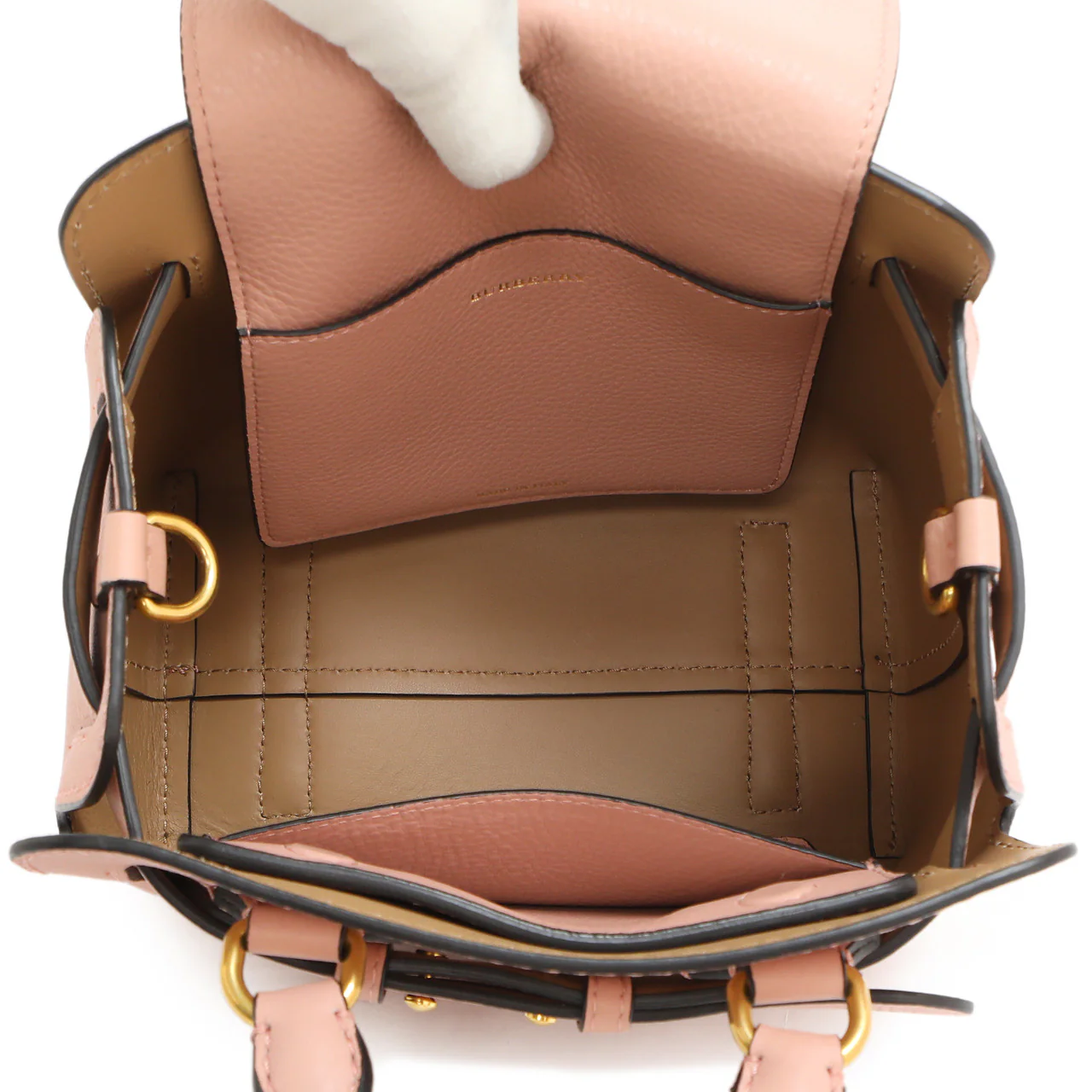 Burberry Ash Rose Soft Grain Calfskin Mini Belt Bag - Image 8