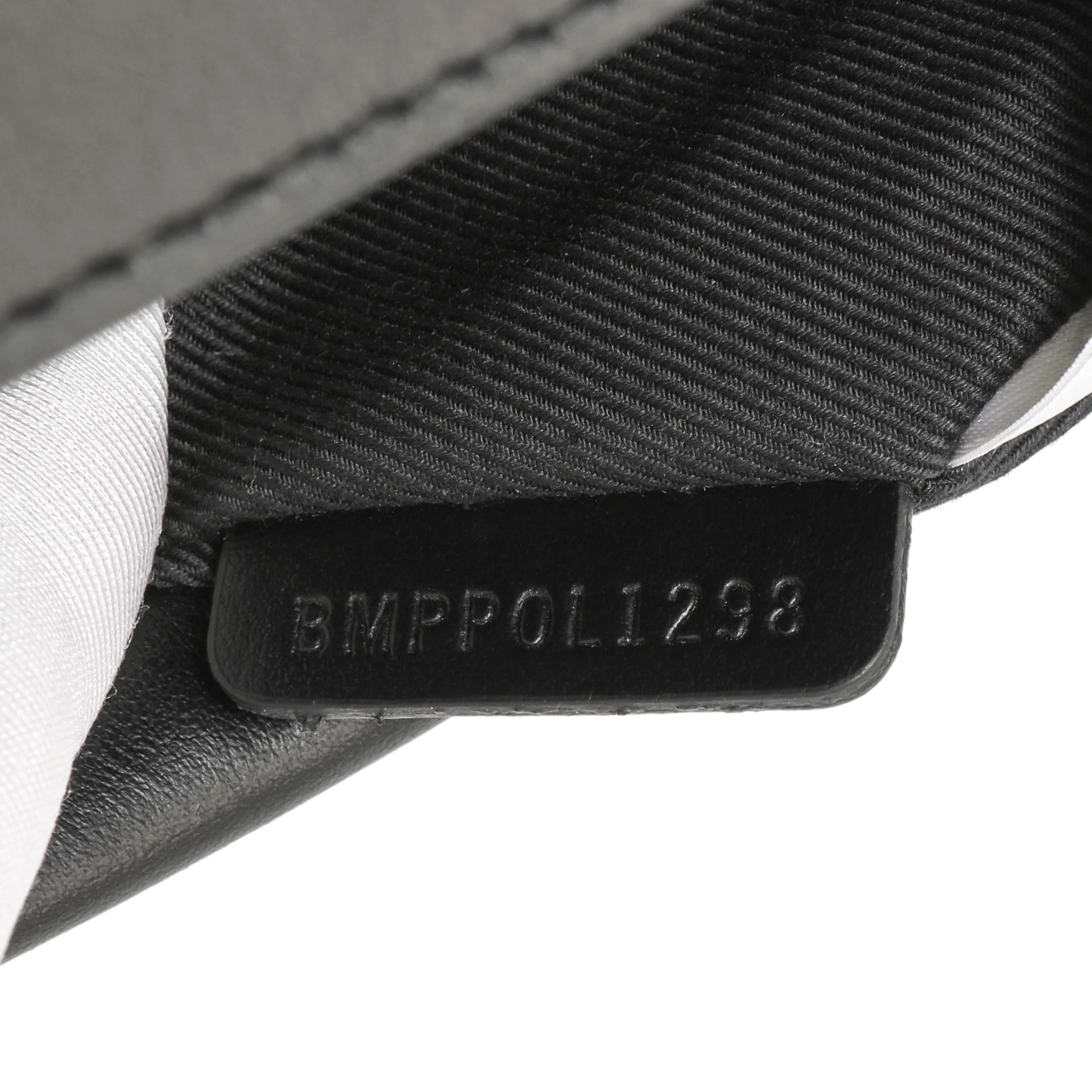 Burberry Black Calfskin Check Canvas Mini Pocket Bag - Image 6