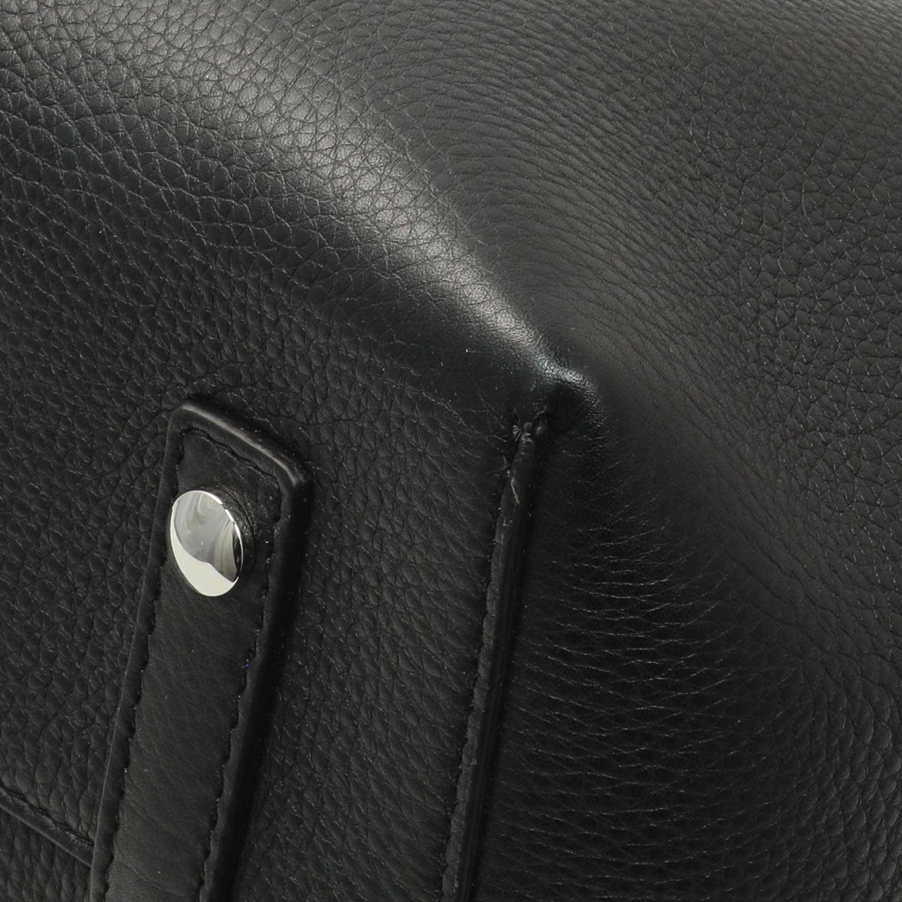 Burberry Black Calfskin Triple Stud Large Belt Tote - Image 5