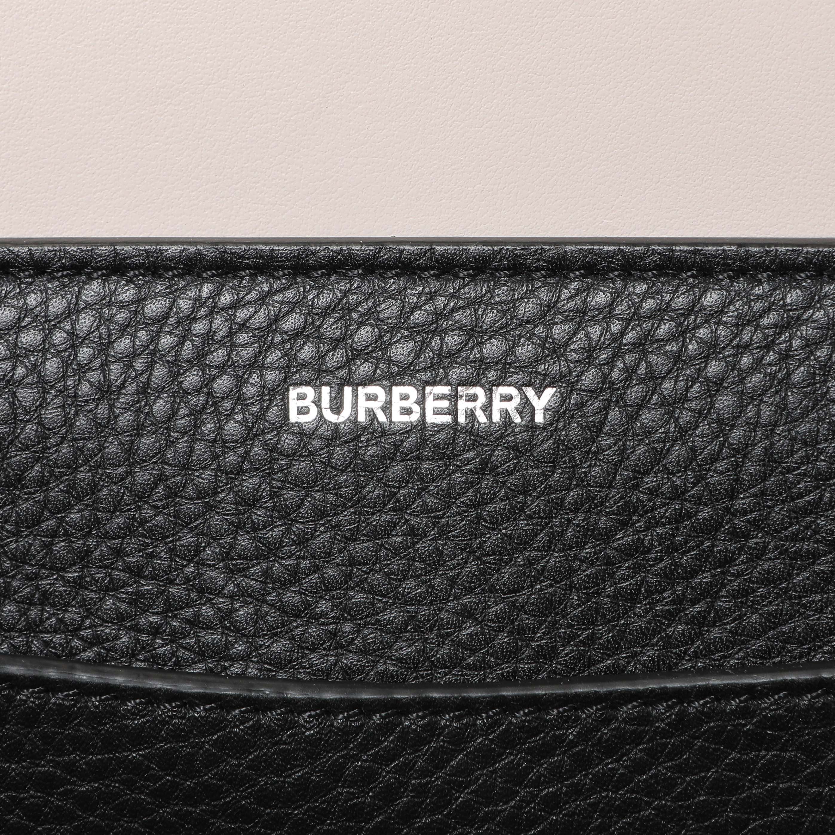 Burberry Black Calfskin Triple Stud Large Belt Tote - Image 9