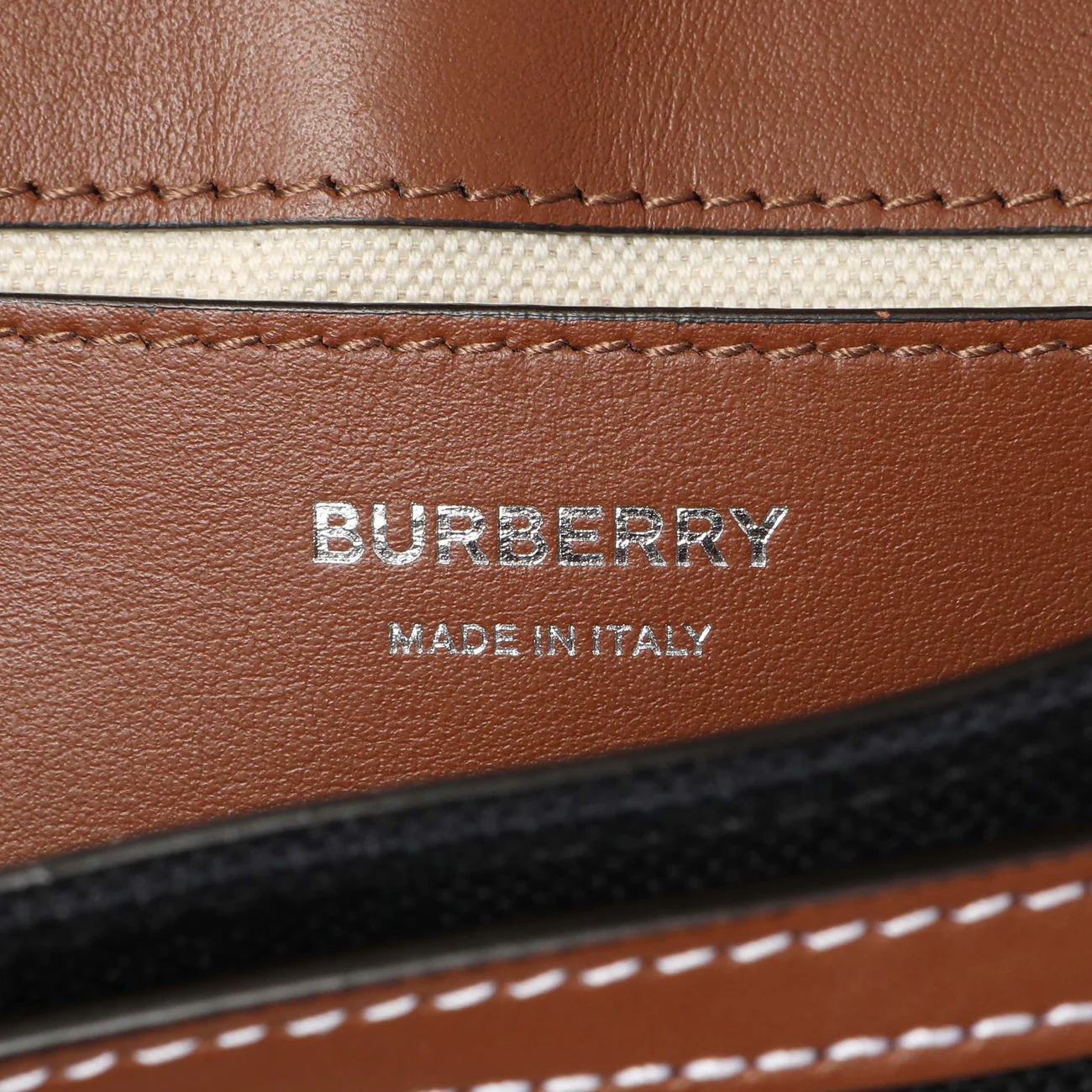 Burberry Black Canvas Horseferry Note Crossbody - Image 5