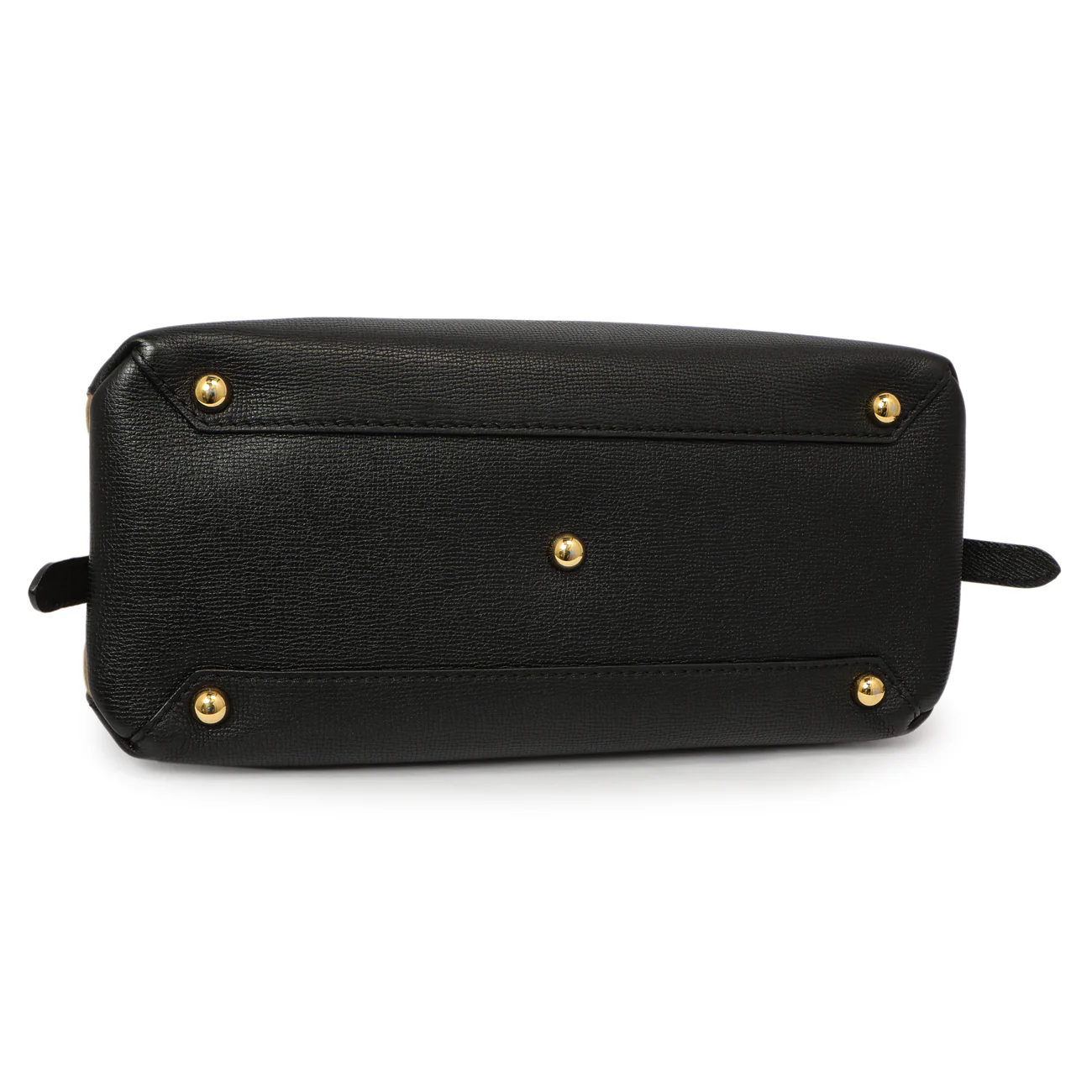 Burberry Black Derby Calfskin House Check Medium Camberley - Image 3