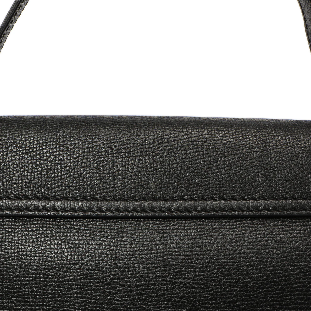 Burberry Black Derby Calfskin House Check Medium Camberley - Image 4