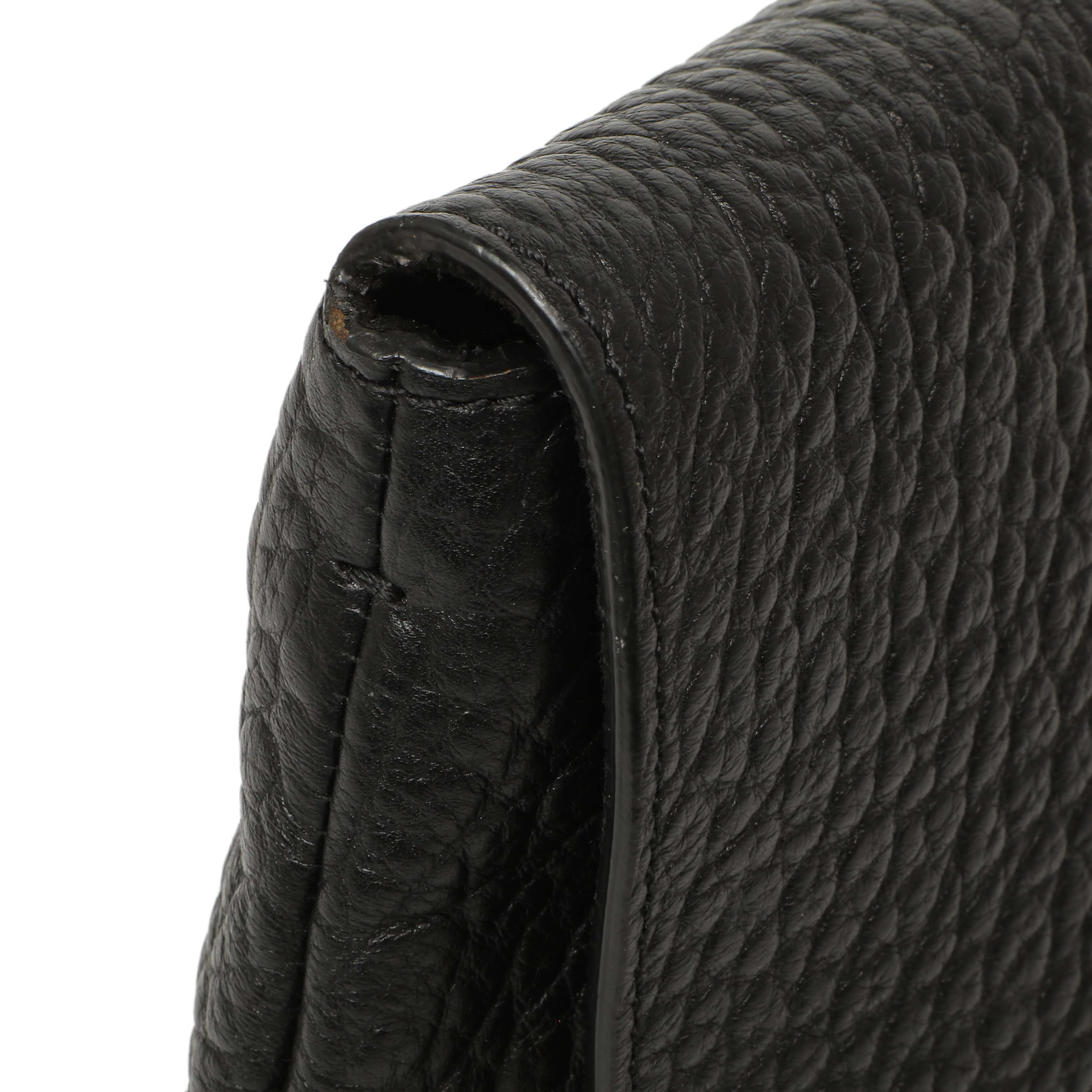 Burberry Black Grained Calfskin Mildenhall Crossbody - Image 12
