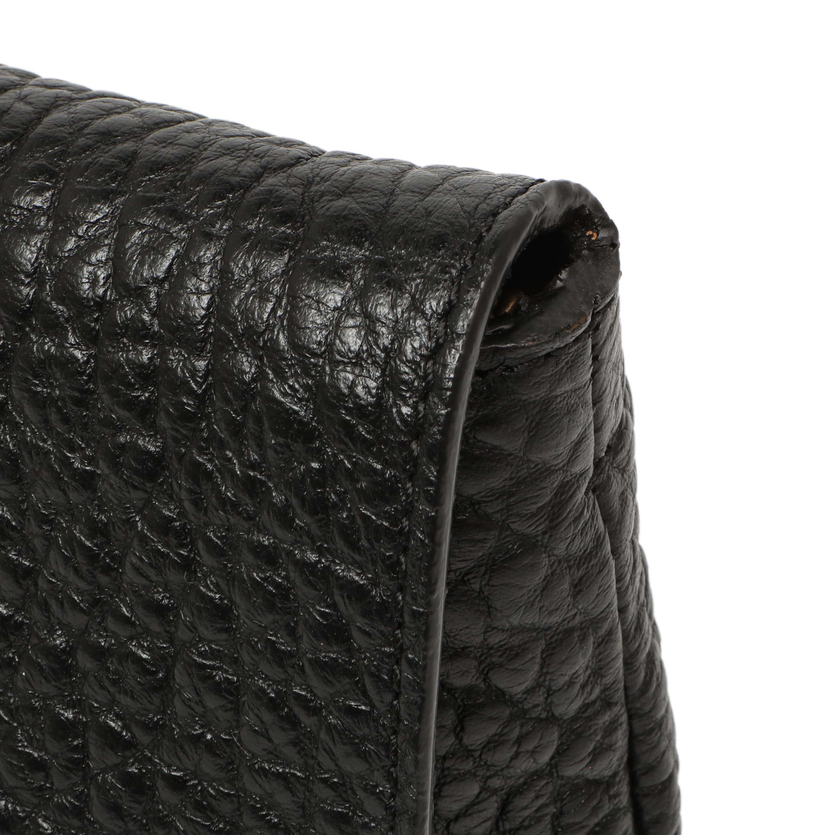 Burberry Black Grained Calfskin Mildenhall Crossbody - Image 15