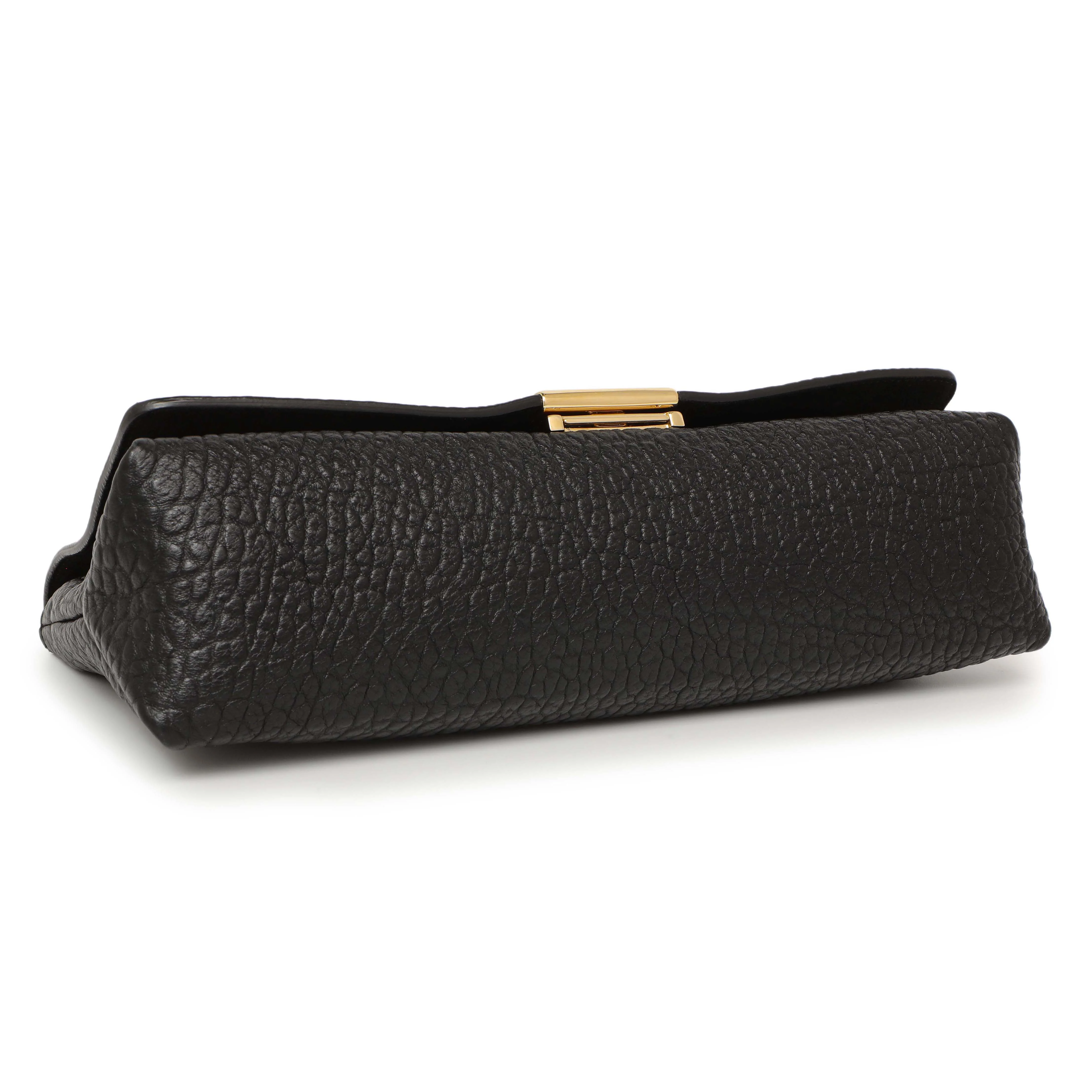 Burberry Black Grained Calfskin Mildenhall Crossbody - Image 3
