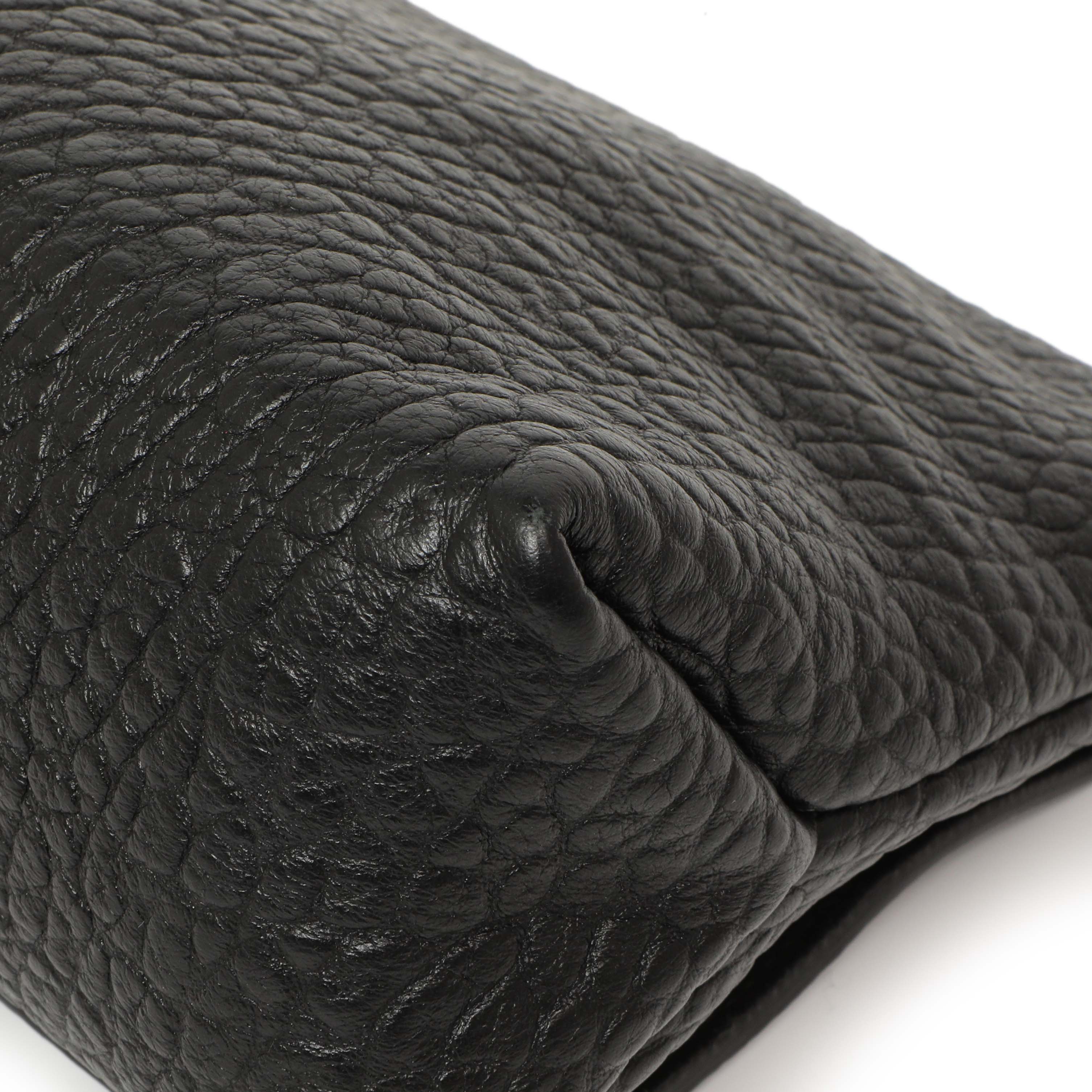 Burberry Black Grained Calfskin Mildenhall Crossbody - Image 7