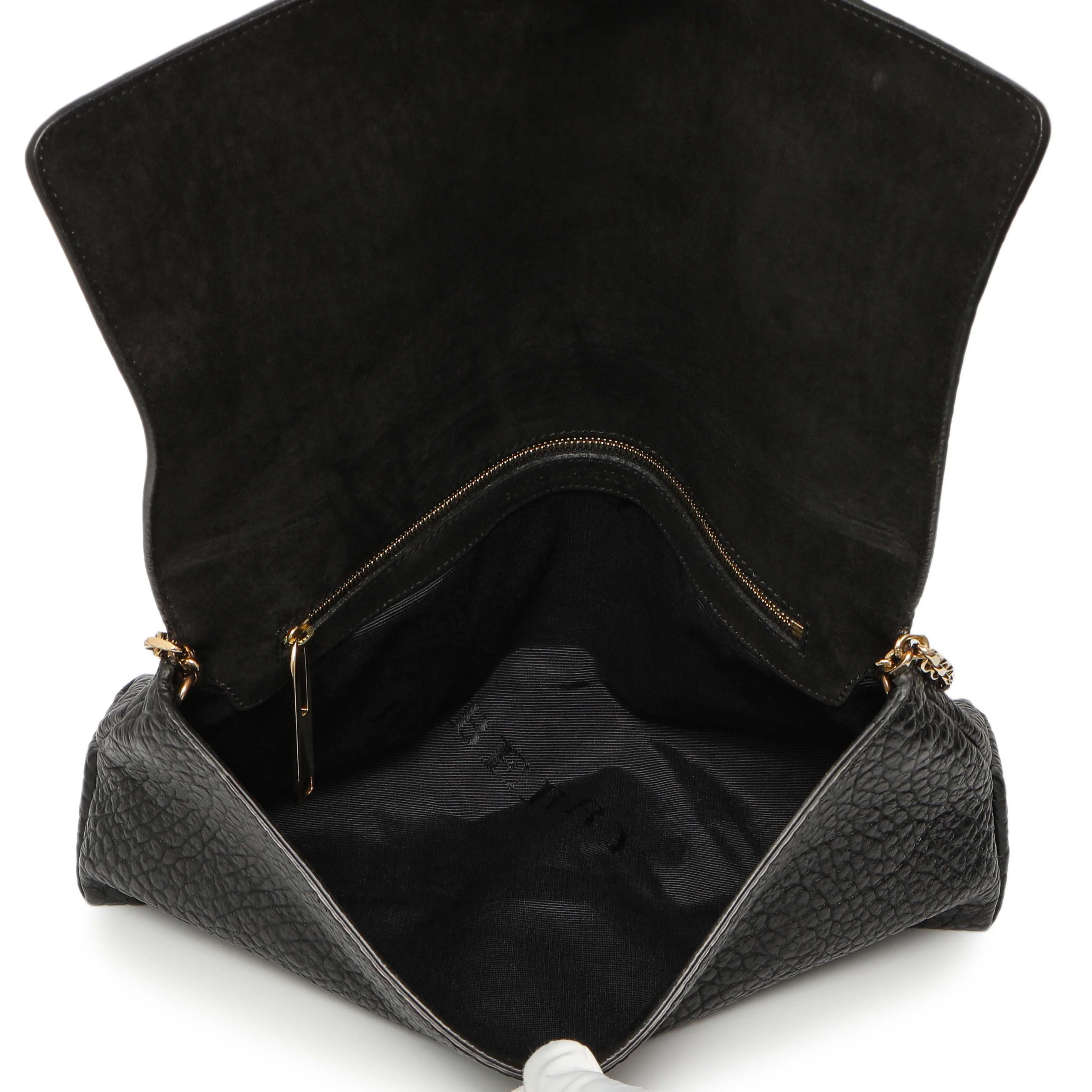 Burberry Black Grained Calfskin Mildenhall Crossbody - Image 8
