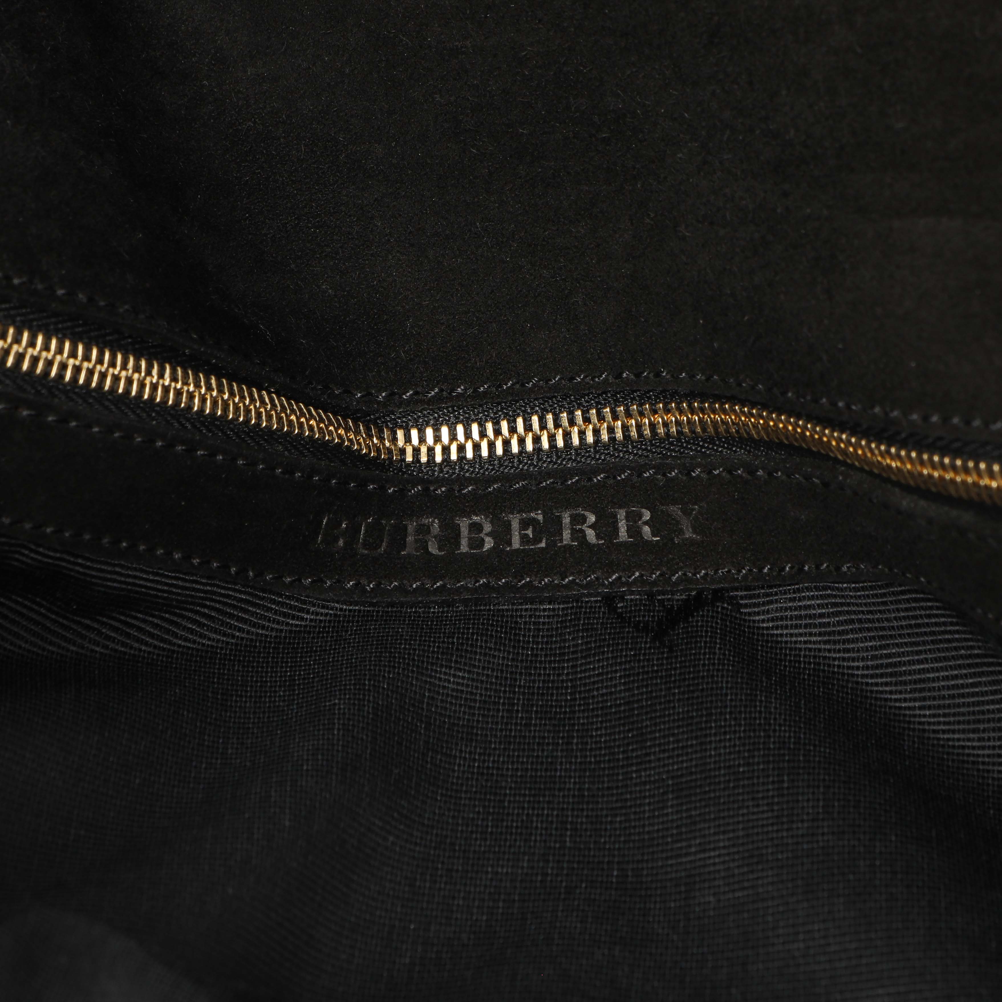 Burberry Black Grained Calfskin Mildenhall Crossbody - Image 9