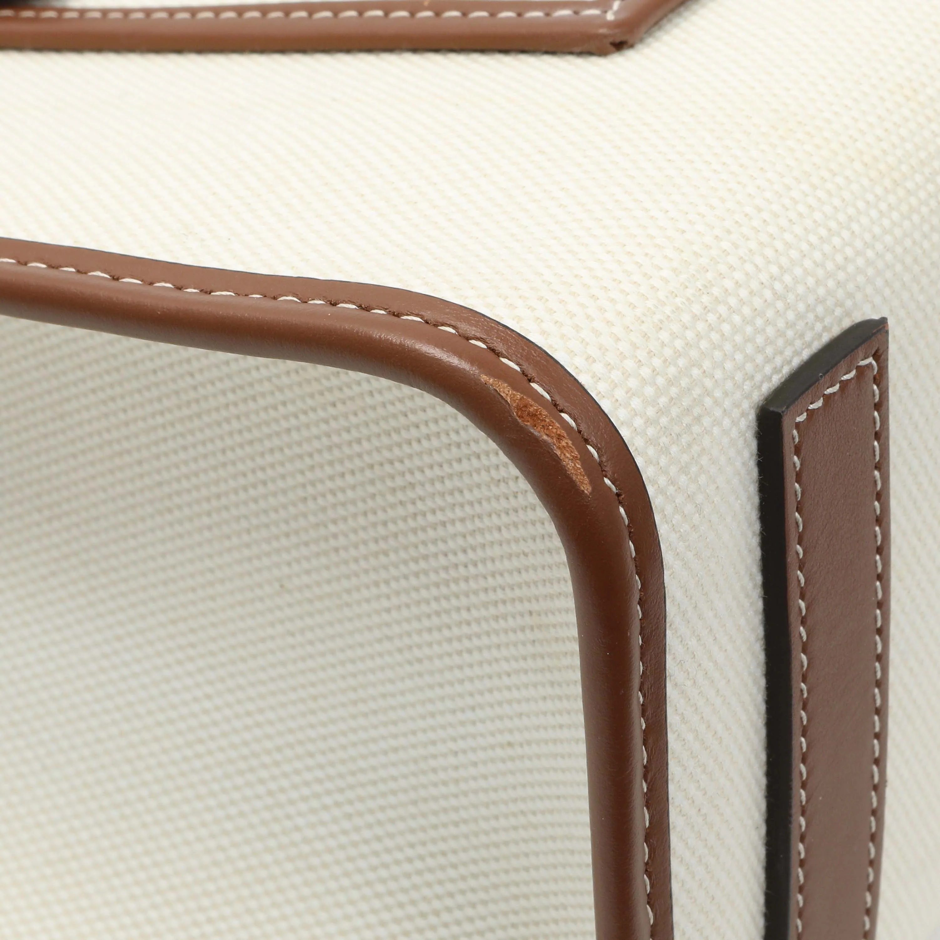 Burberry Canvas Smooth Calfskin Freya Tote - Image 4