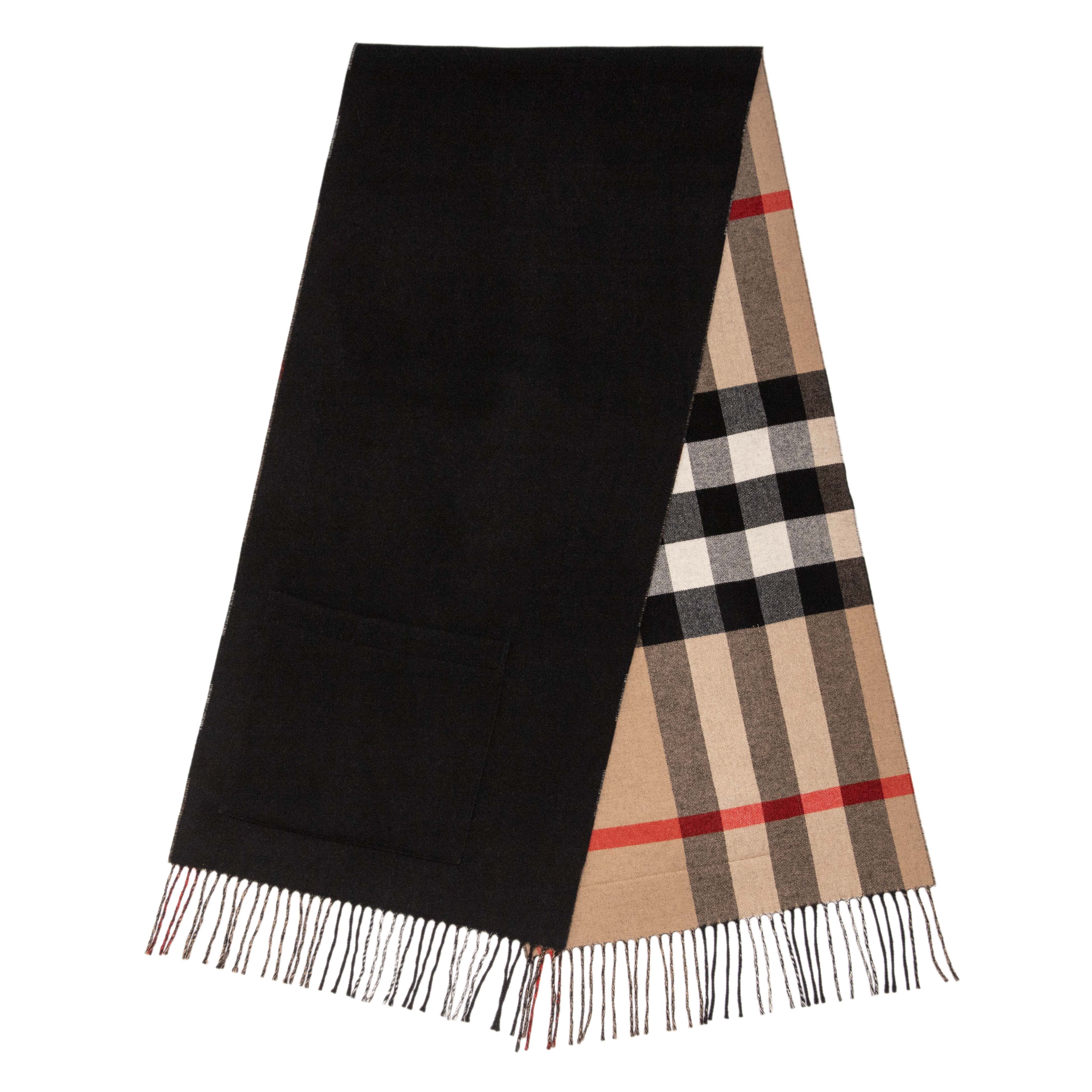 Burberry Cashmere Wool Helene Pocket Stole - Image 2