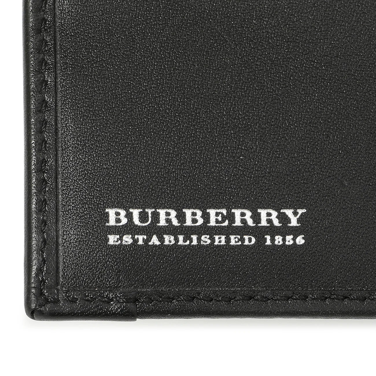 Burberry Charcoal Check Bifold Wallet - Image 5