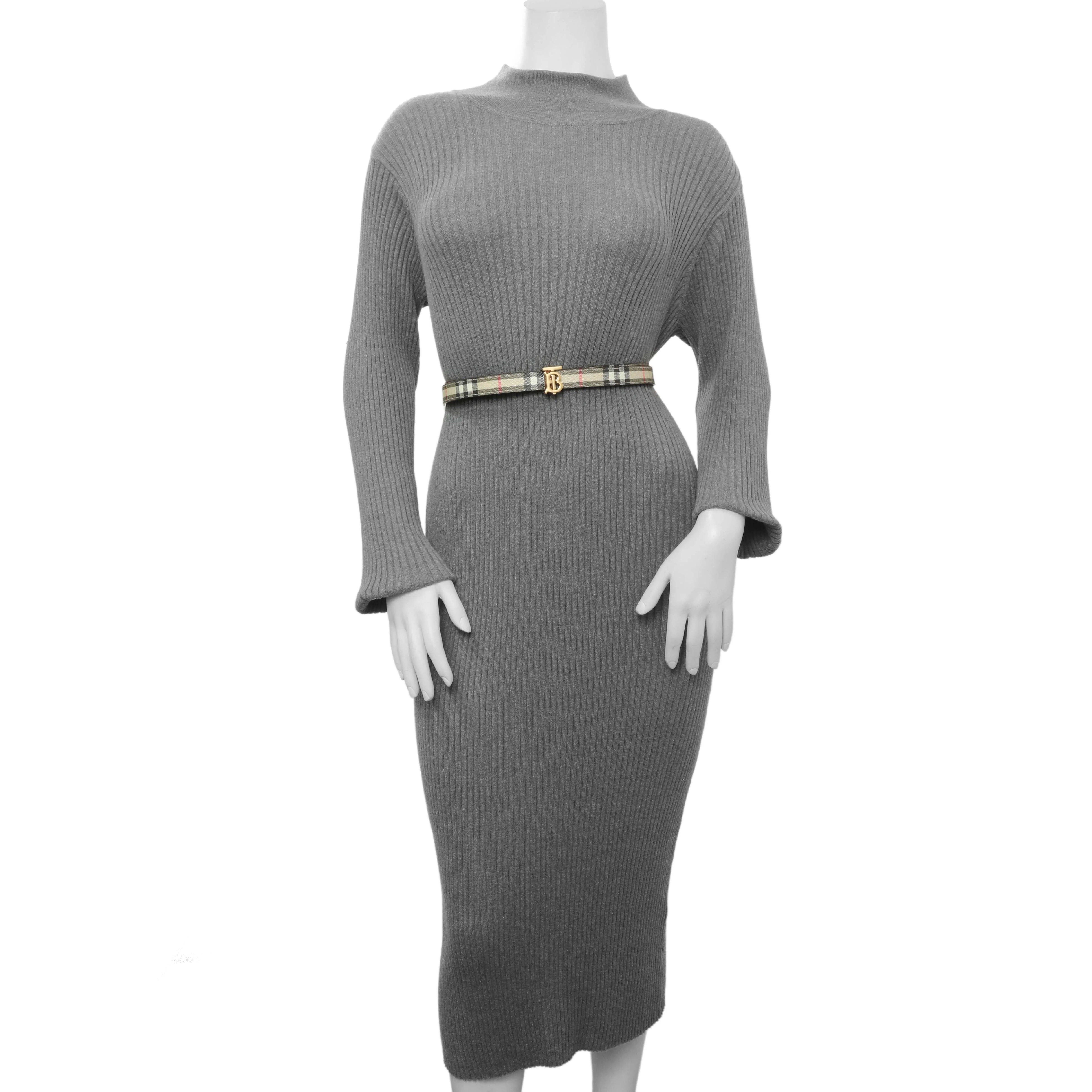 Burberry Check TB Narrow Belt - Image 5