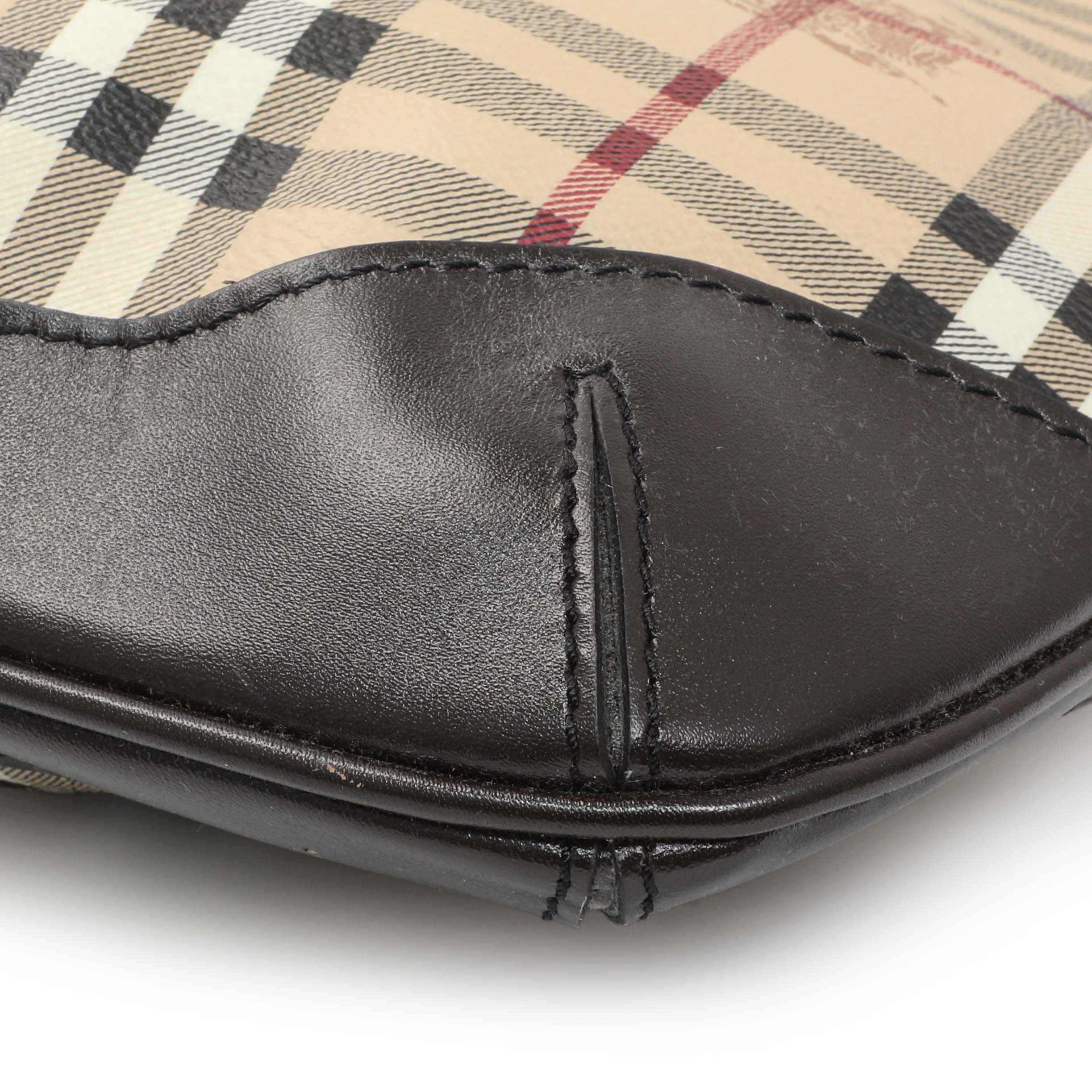 Burberry Hartham Haymarket Check Crossbody - Image 7
