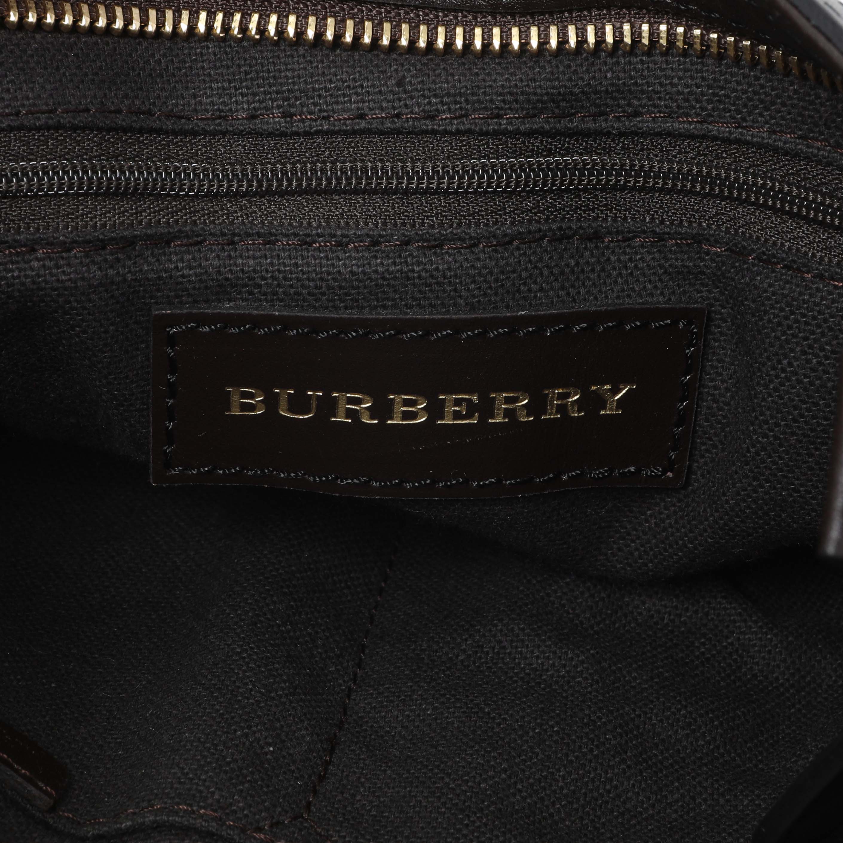 Burberry Hartham Haymarket Check Crossbody - Image 9
