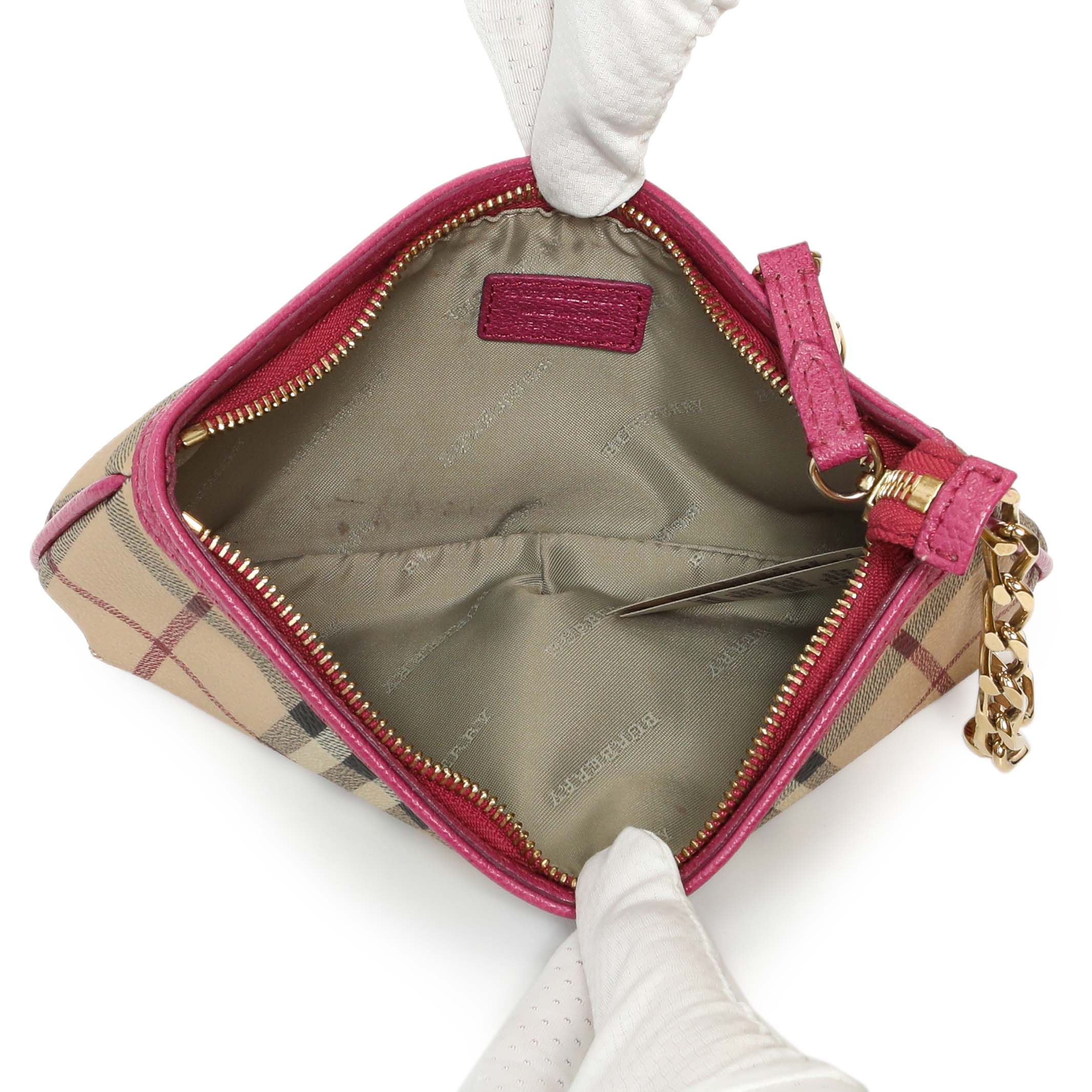 Burberry Haymarket Check Clara Pochette - Image 4