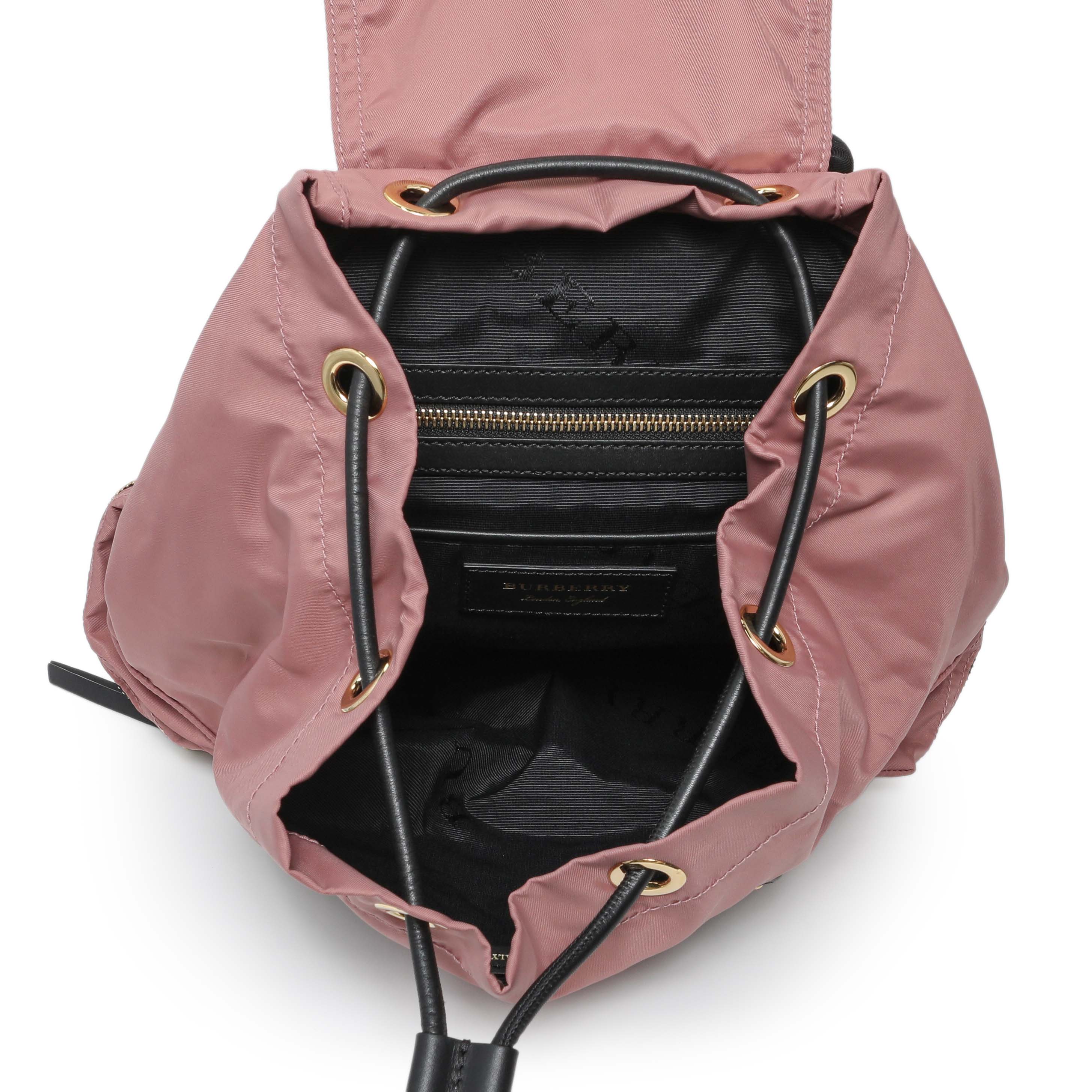 Burberry Mauve Nylon Medium Rucksack Backpack - Image 4