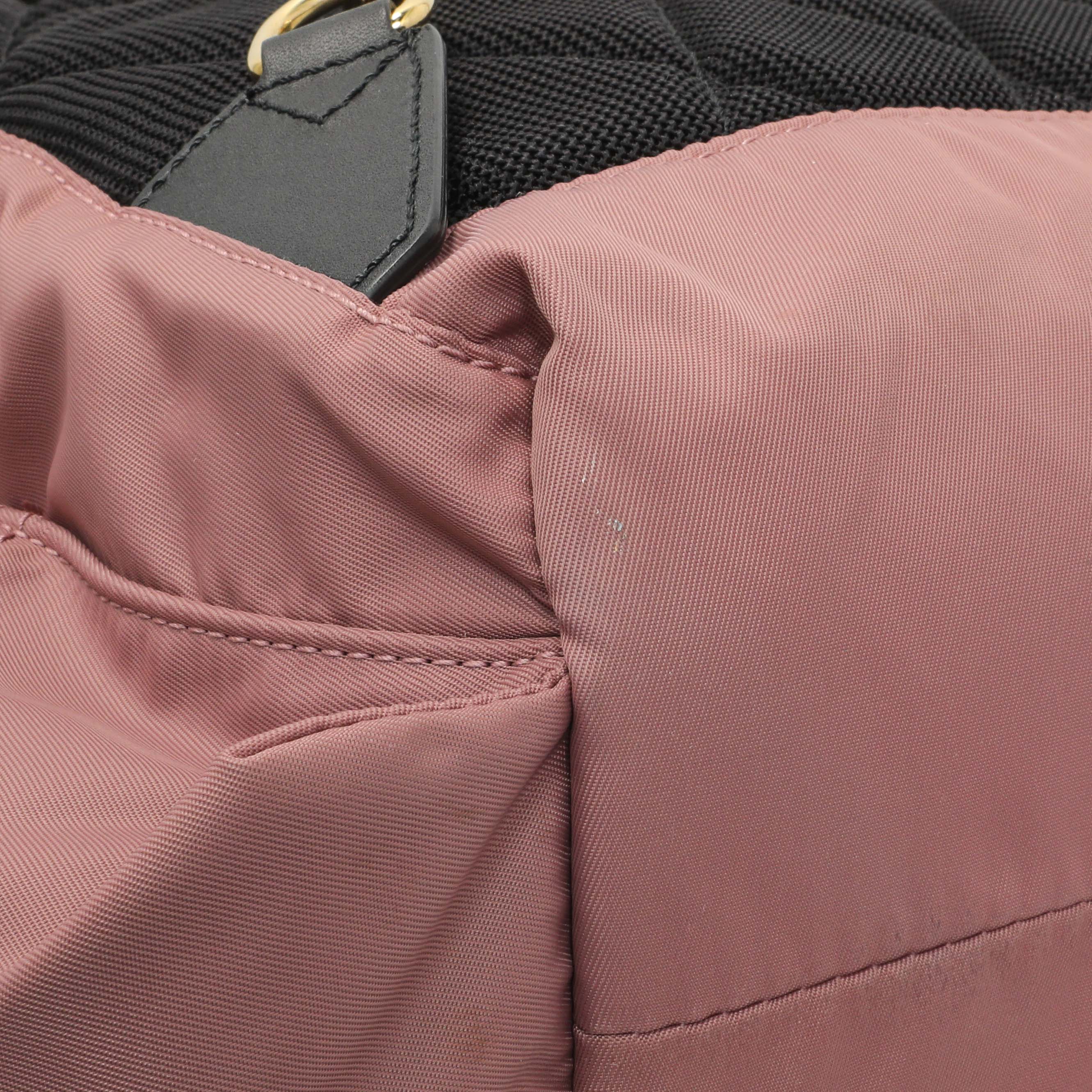 Burberry Mauve Nylon Medium Rucksack Backpack - Image 7